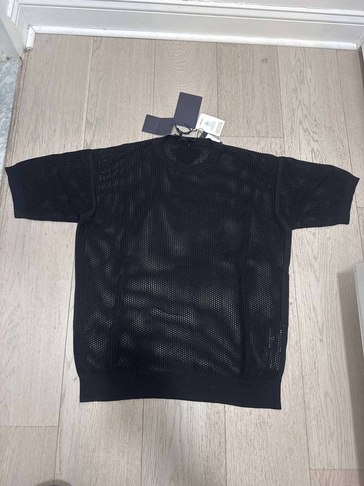 Prada Prada mesh t shirt Size US L / EU 52-54 / 3 - 1 Thumbnail