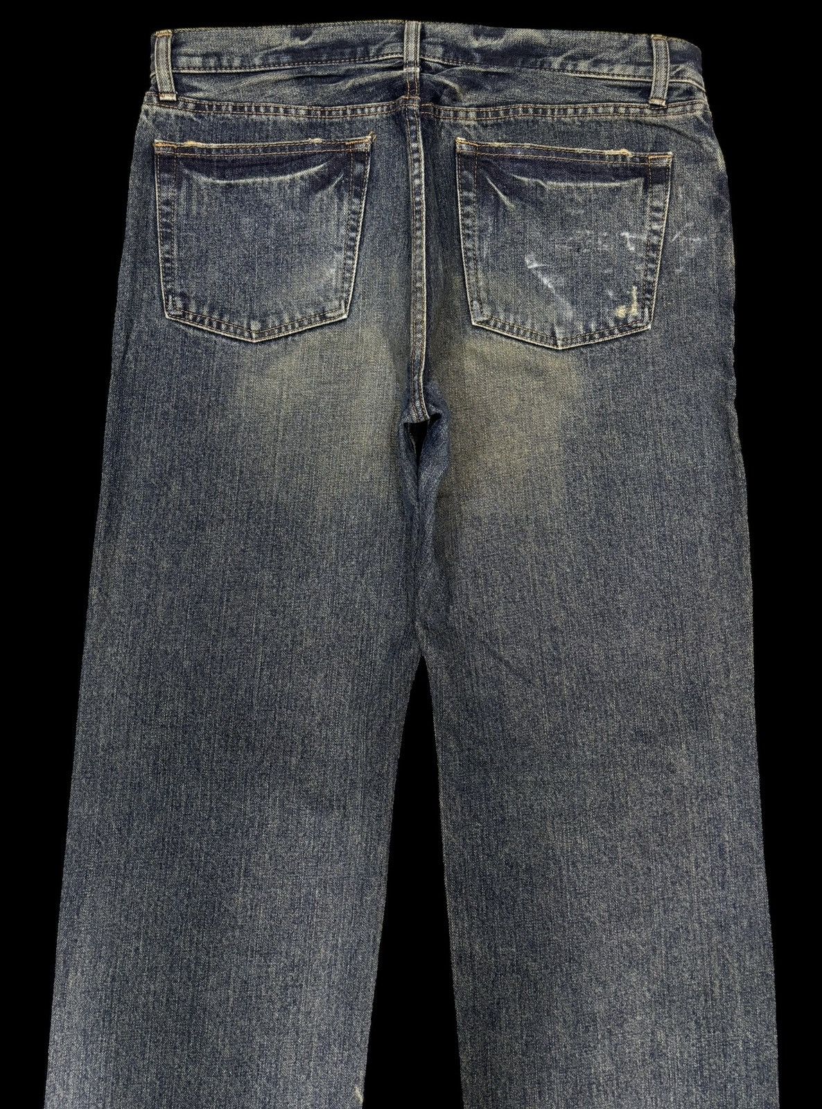 Tornado Mart GL HEART RUSTY BAGGY DISTRESSED DENIM JEANS Size US 35 - 6 Thumbnail