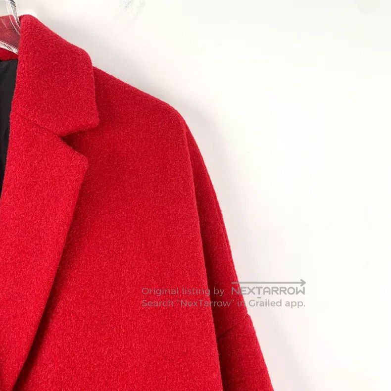 Brunello Cucinelli Brunello Cucinelli Red collar long sleeve coat Size XS / US 0-2 / IT 36-38 - 3 Thumbnail
