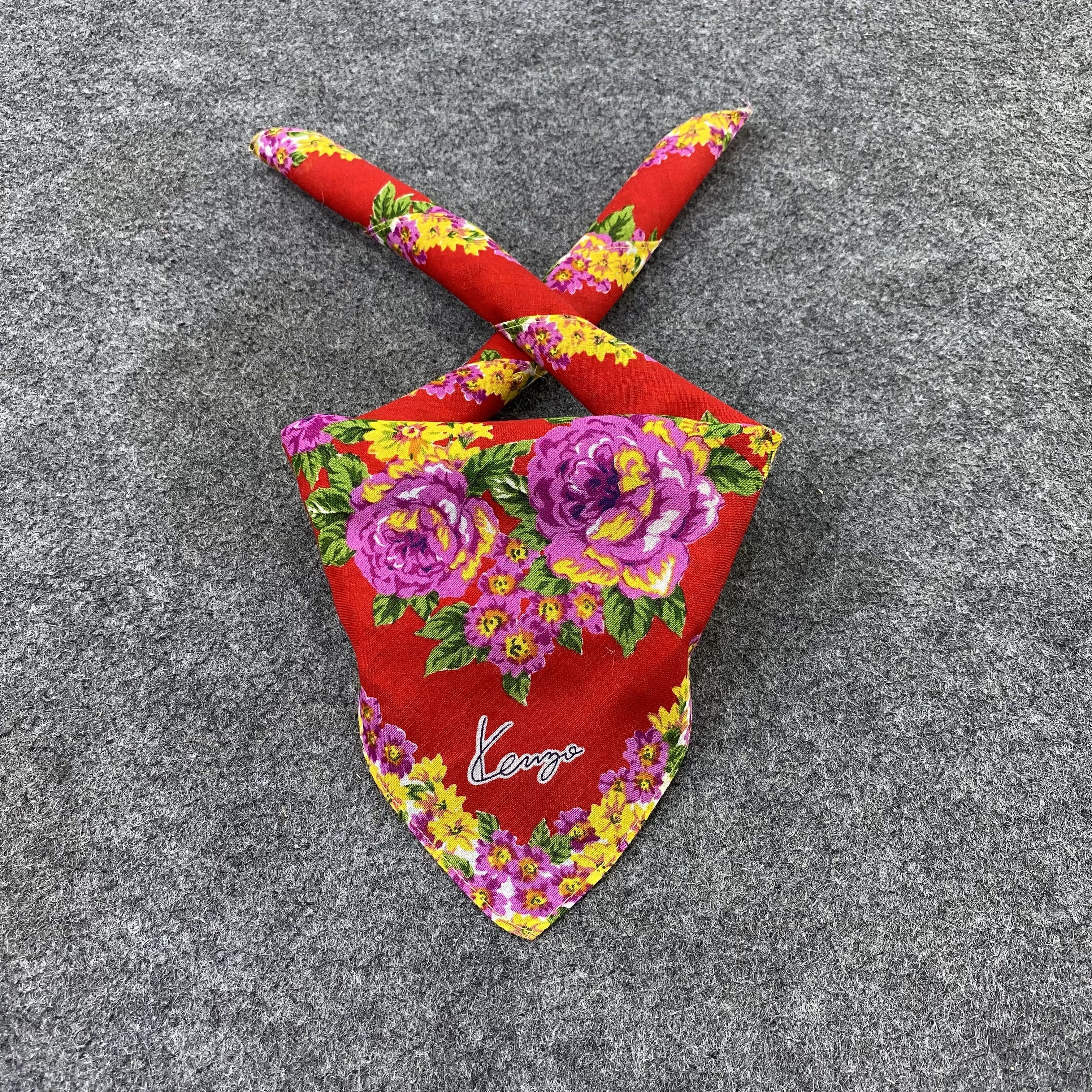 Kenzo Kenzo Handkerchief Neckerchief Bandana-B1932 Size ONE SIZE - 2 Thumbnail