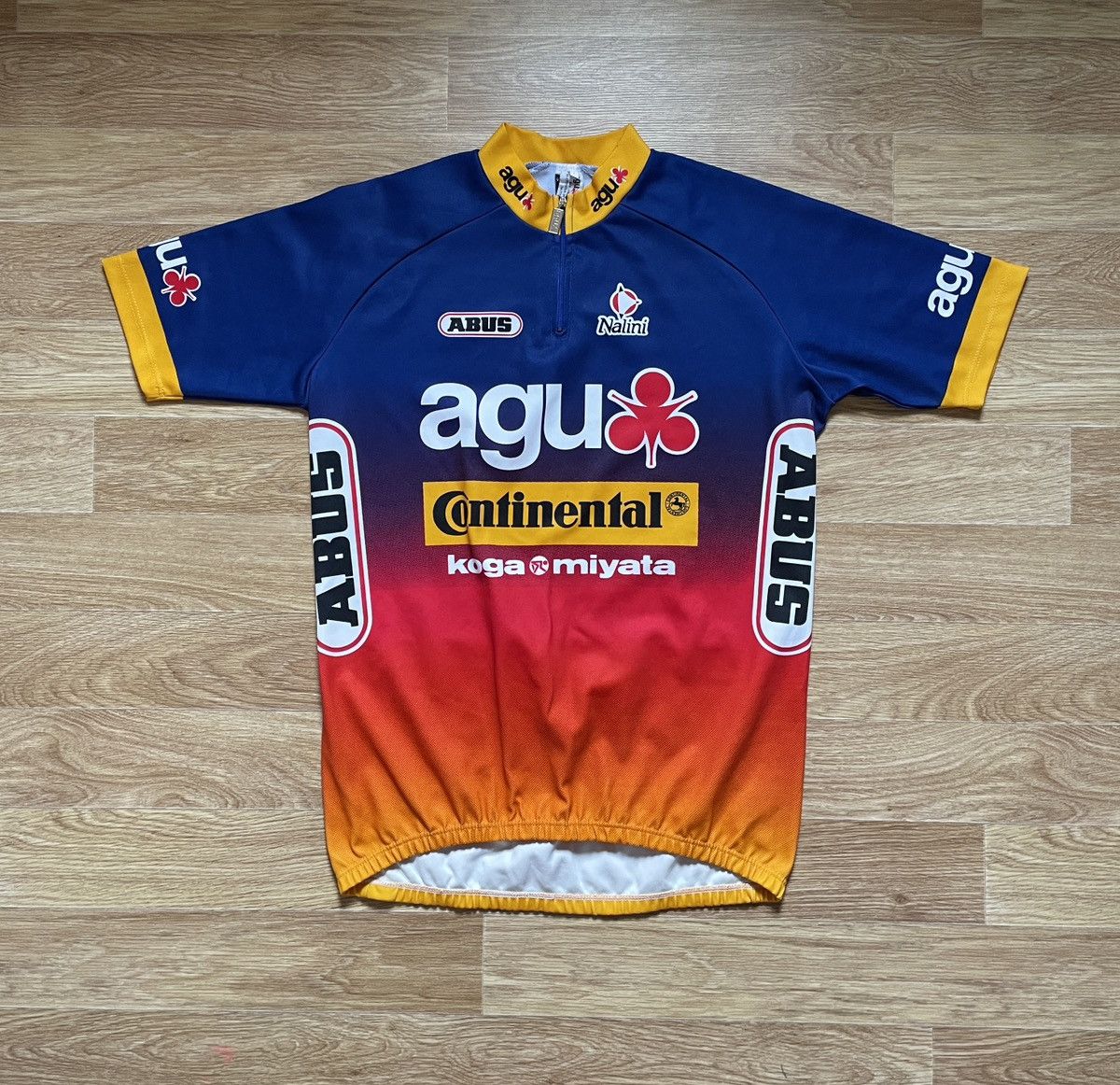 Other Vintage AGU Continental Abus Nalini Cycling Italian Jersey Size US XXL / EU 58 / 5 - 1 Thumbnail