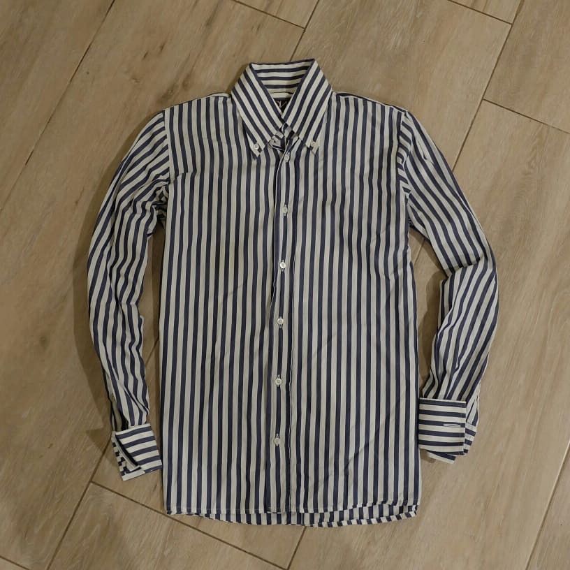 Ivy Crew × Vintage DNA GROOVE From Italian Artisan 3 finger colar Ivy stripes Size US M / EU 48-50 / 2 - 4 Thumbnail