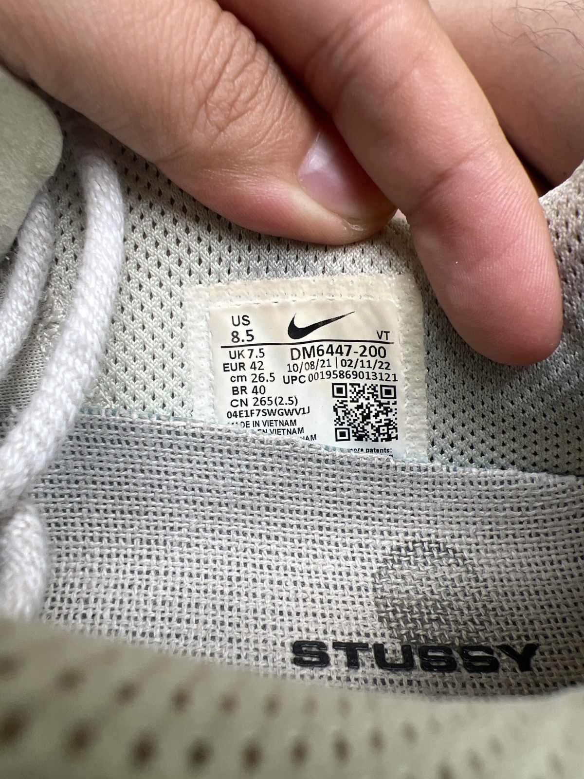 Nike × Stussy Nike x Stussy Air Max 2013 Fosil DM6447-200 Size US 8.5 / EU 41-42 - 7 Thumbnail