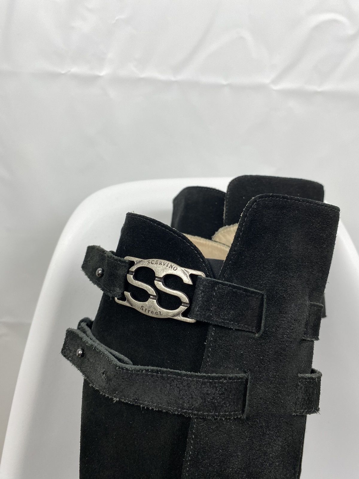 Other Scervino Street Waxed Suede High Heel Boots size 37 Size US 7 / IT 37 - 3 Thumbnail