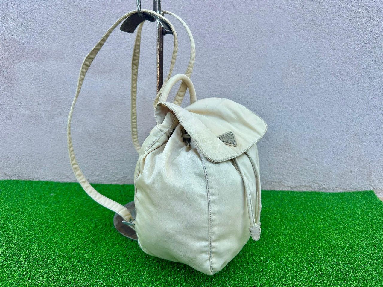Prada Authentic Prada Tessuto Nylon Drawstring Small Backpack Size ONE SIZE - 2 Thumbnail