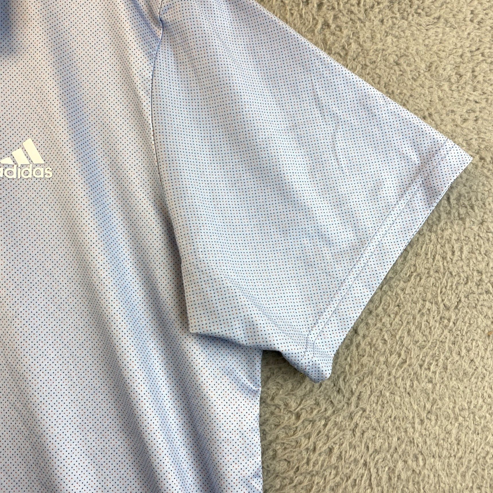 Adidas VINTAGE? No, it's adidas Golf Polo Shirt XL Men Blue - Polo Golf Shirt 86-28 XL Light Blue - Adidas Golf Polo Mens XL Blue Size US XL / EU 56 / 4 - 2 Thumbnail