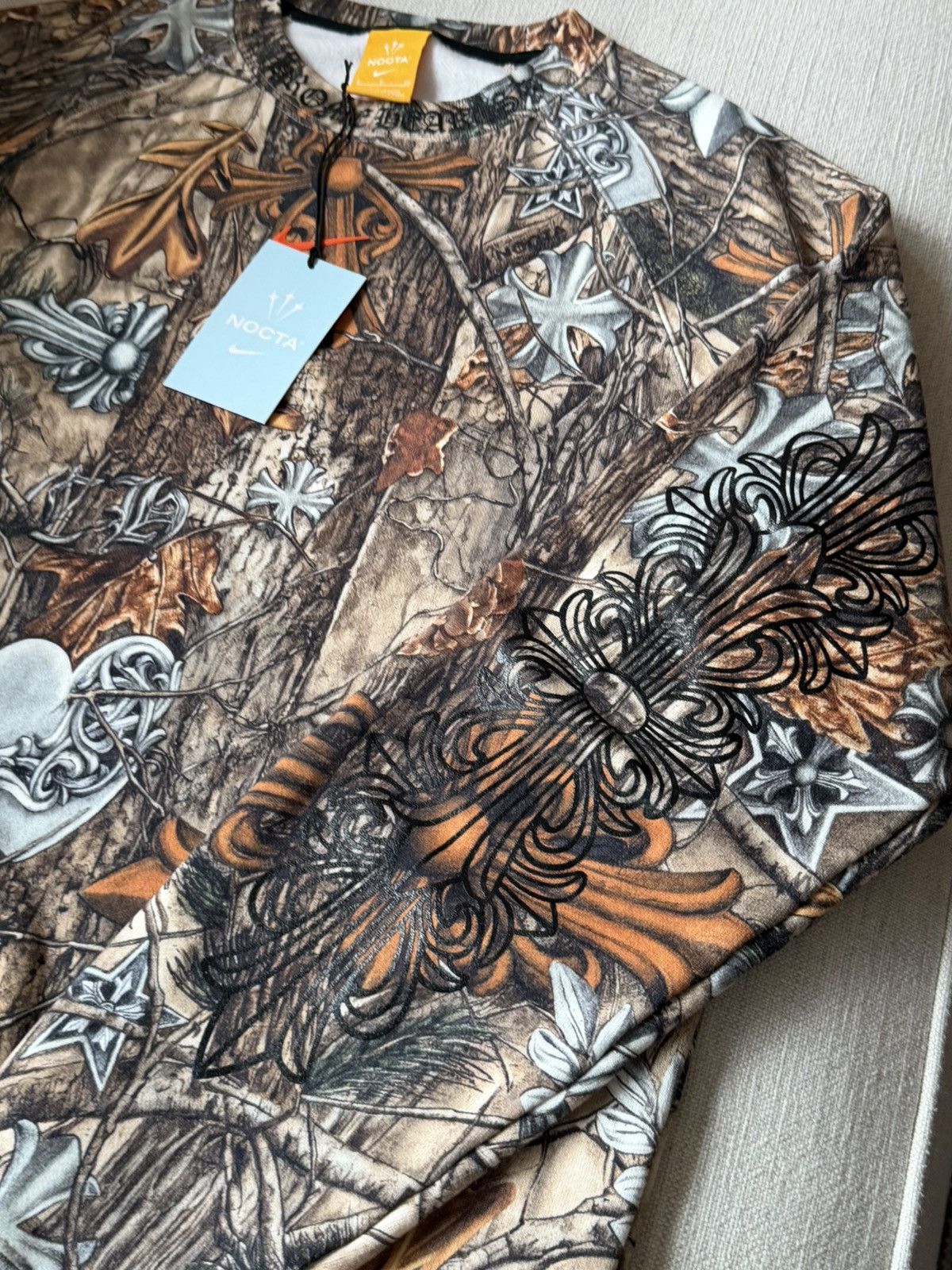 Chrome Hearts × NOCTA × Nike Chrome Hearts X Nike X Drake Nocta crewneck sweatshirt Size US S / EU 44-46 / 1 - 4 Thumbnail