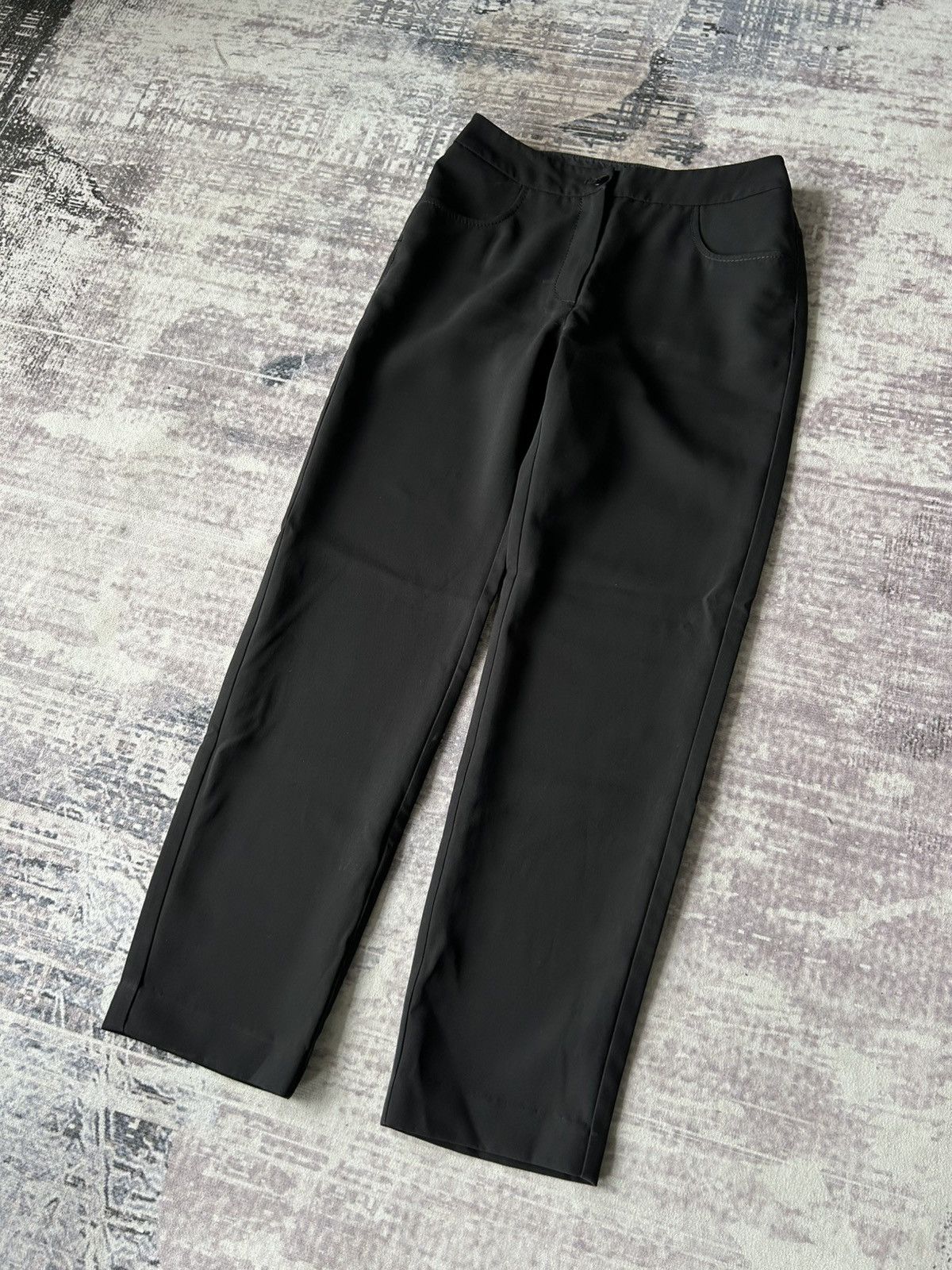 Chanel Vintage Chanel Trousers Black Pants Size 27" / US 4 / IT 40 - 3 Thumbnail