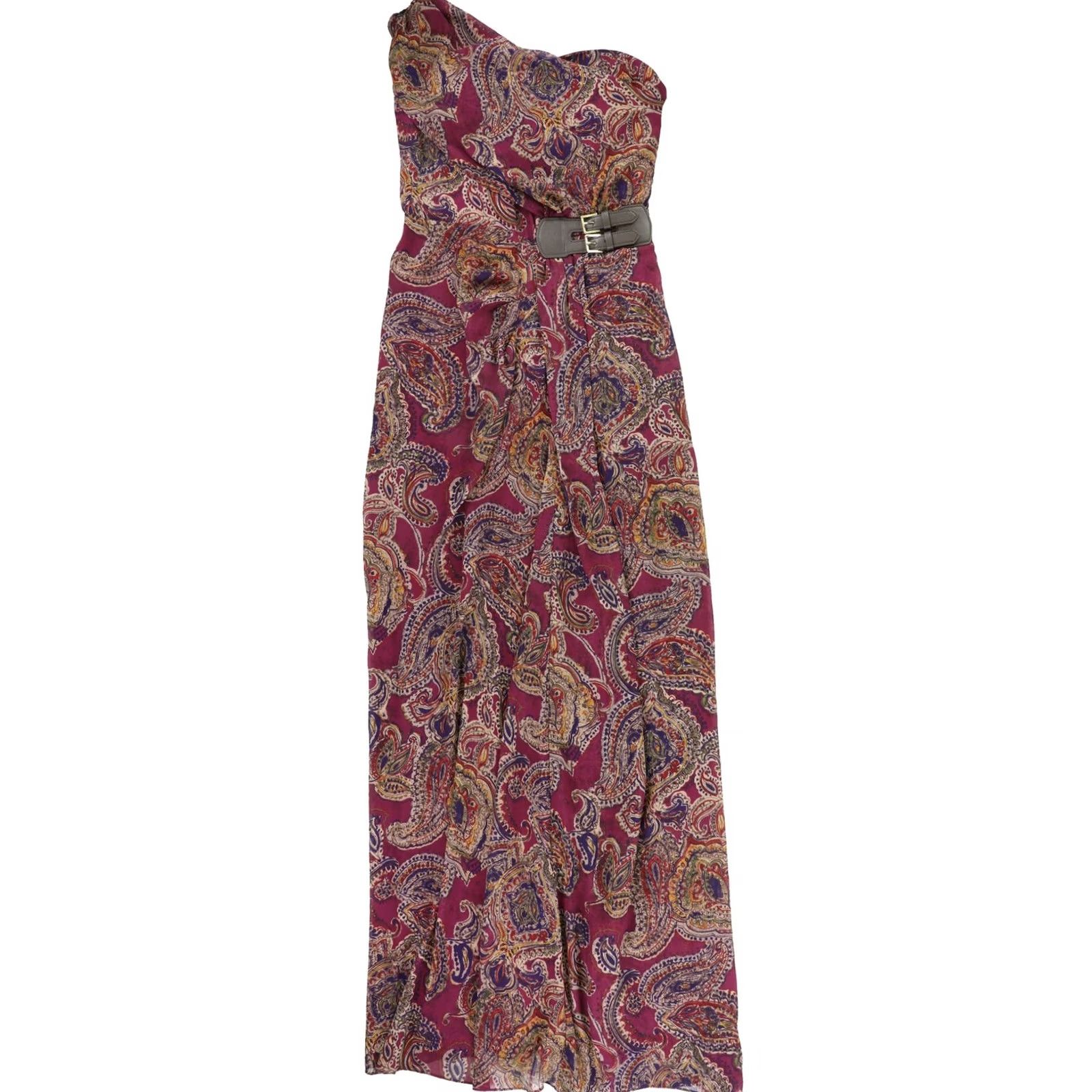 Ralph Lauren Ralph Lauren Womens Chiffon Maxi Dress Multicoloured Size 2 Paisley Size XS / US 0-2 / IT 36-38 - 2 Thumbnail