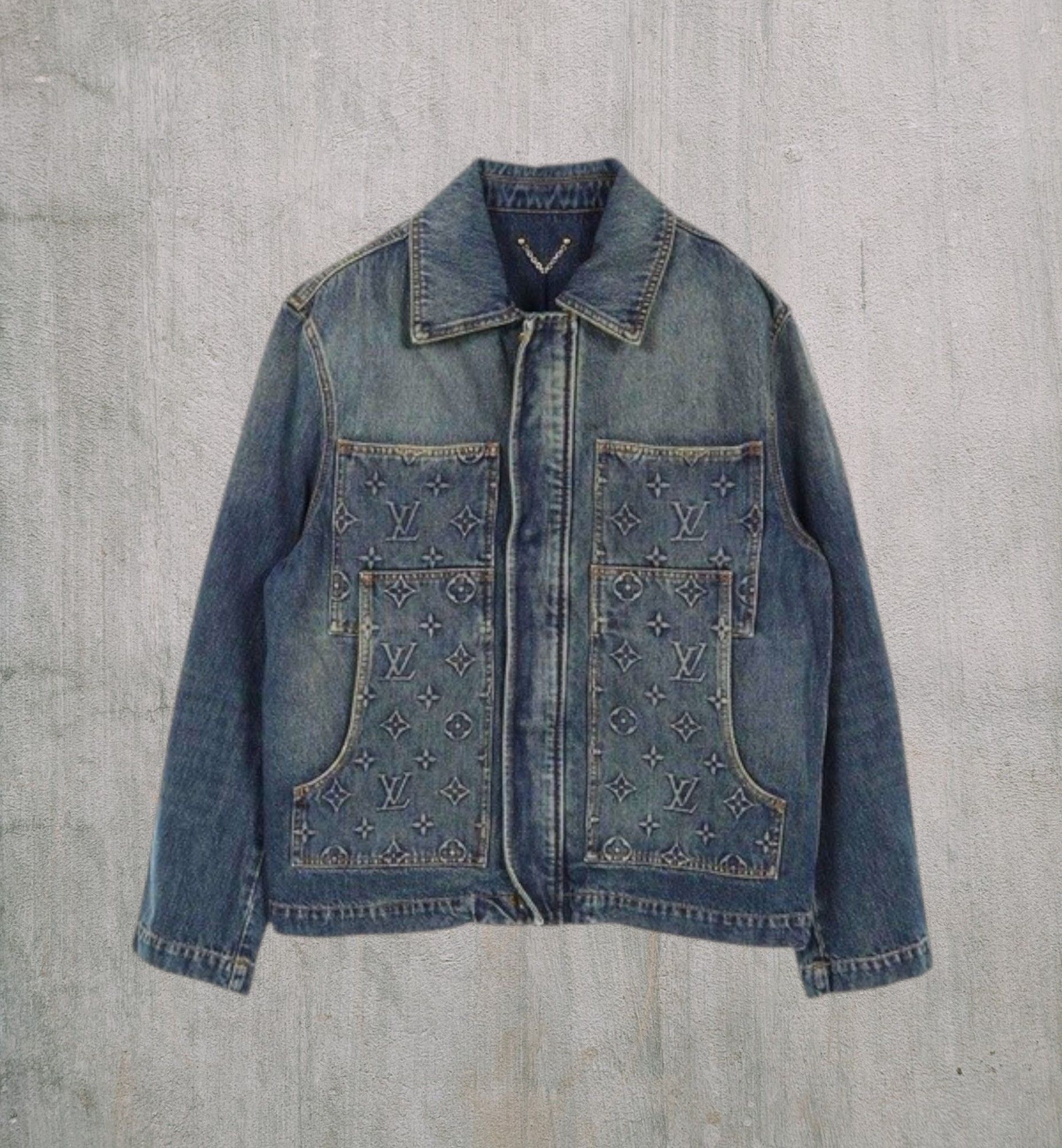 Louis Vuitton LV Monogram Denim Carpenter Jacket