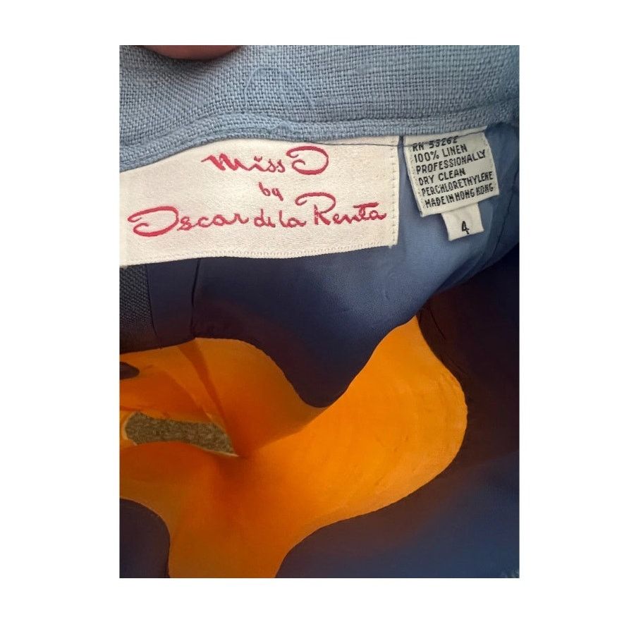 Oscar De La Renta VINTAGE 70'S Oscar De La Renta Couture SKIRT + MATCHING TOP Size 27" / US 4 / IT 40 - 15 Thumbnail