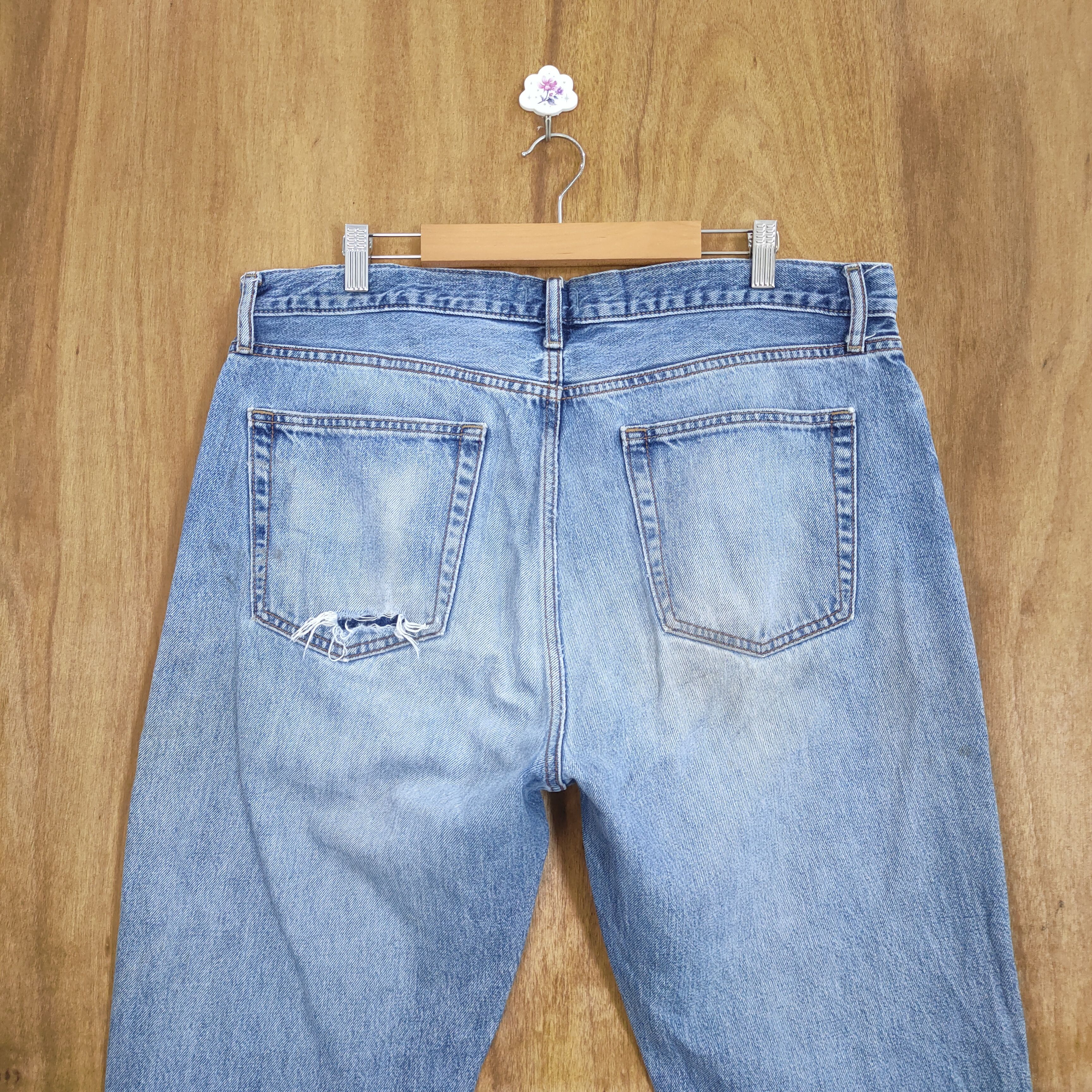 Japanese Brand 36×30 💥 VINTAGE JAPAN BLUE JEAN DENIM PANTS Size US 36 / EU 52 - 9 Thumbnail