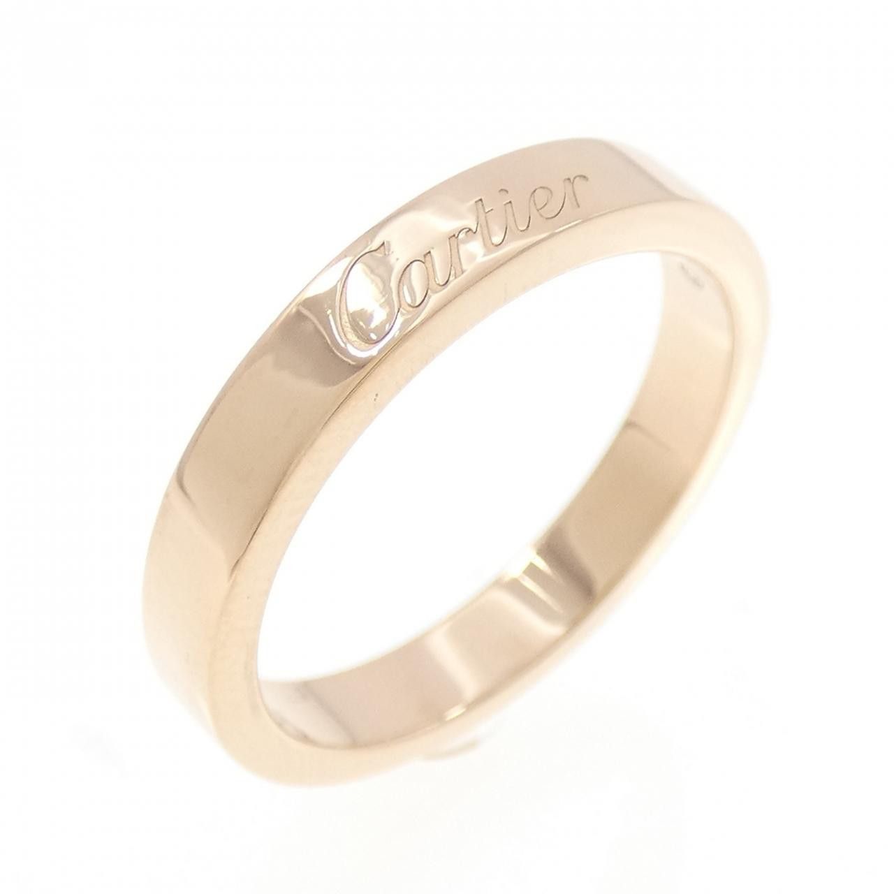 Cartier Cartier Cartier C de Cartier 750 Pink Gold Wedding Ring Size 48 Precious Metal Ring B4087200 DUTY FREE for USA Size ONE SIZE - 1 Thumbnail
