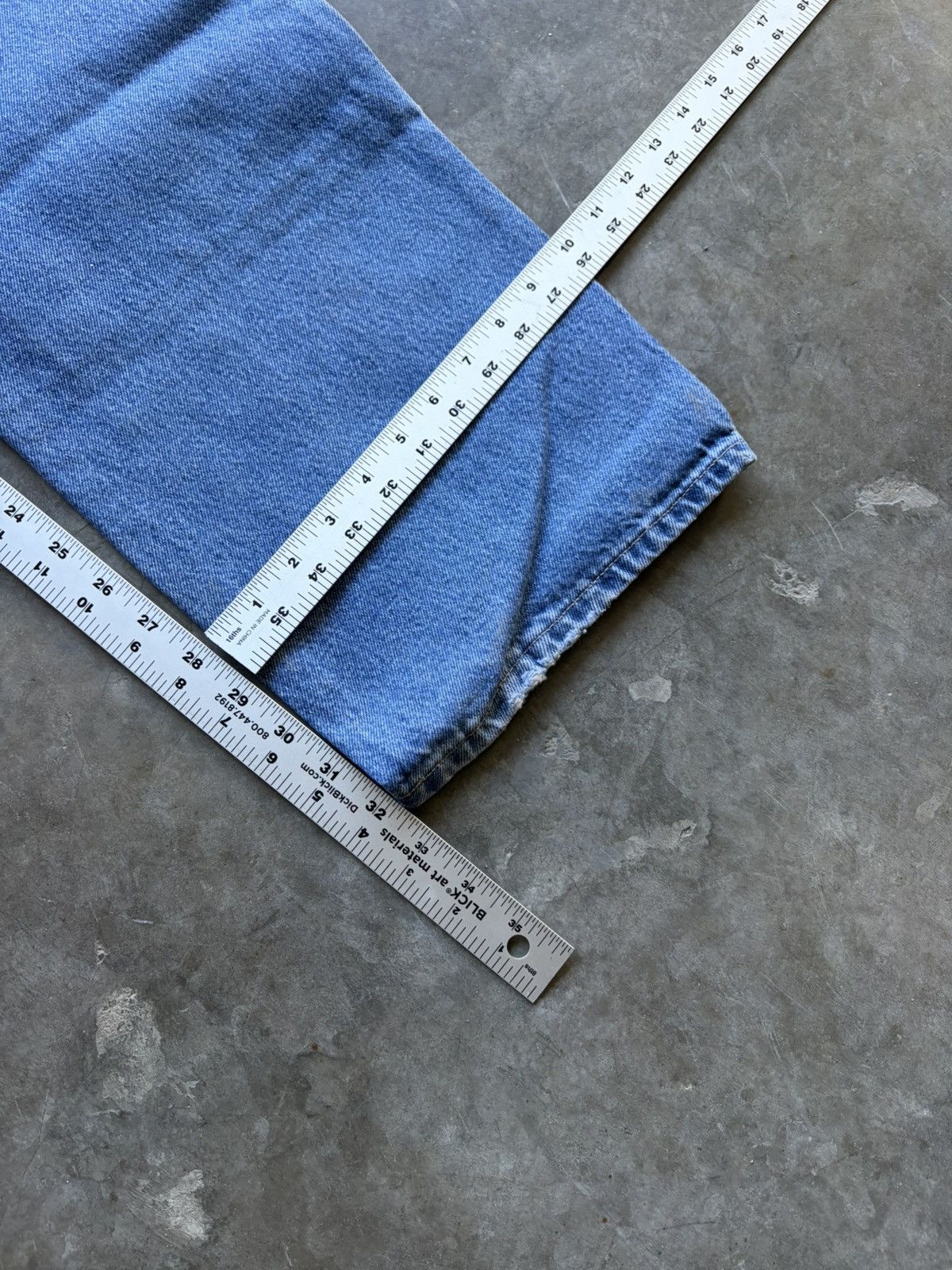 Dickies Dickies Double Knee Vintage Baggy Workwear Denim 1990s Size US 36 / EU 52 - 7 Thumbnail