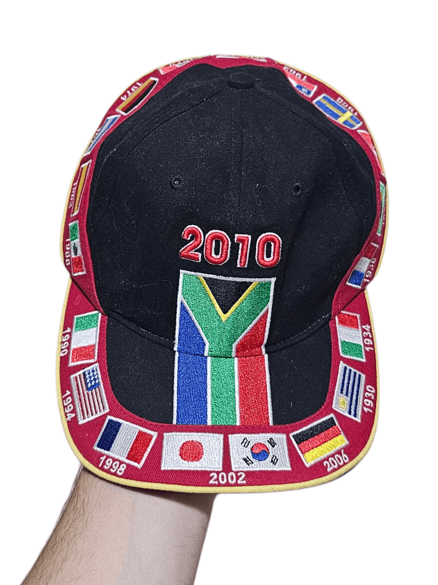 Vintage South Africa Fifa World Cup 2010 Teams Hat Size ONE SIZE - 1 Thumbnail