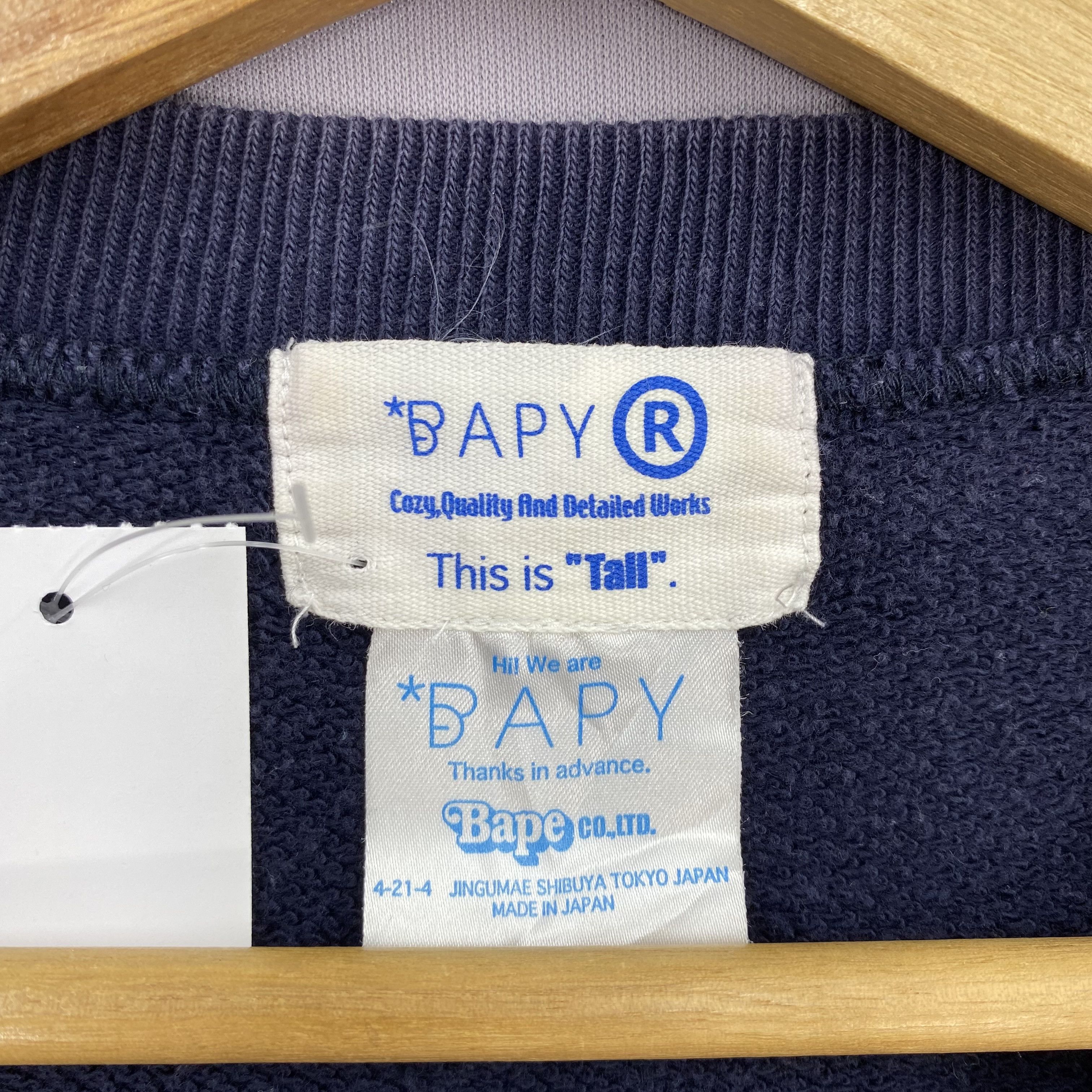 Bape Vintage Y2K A Bathing Ape BAPE Sweatshirt BAPY Chimp Girl Size US S / EU 44-46 / 1 - 6 Thumbnail
