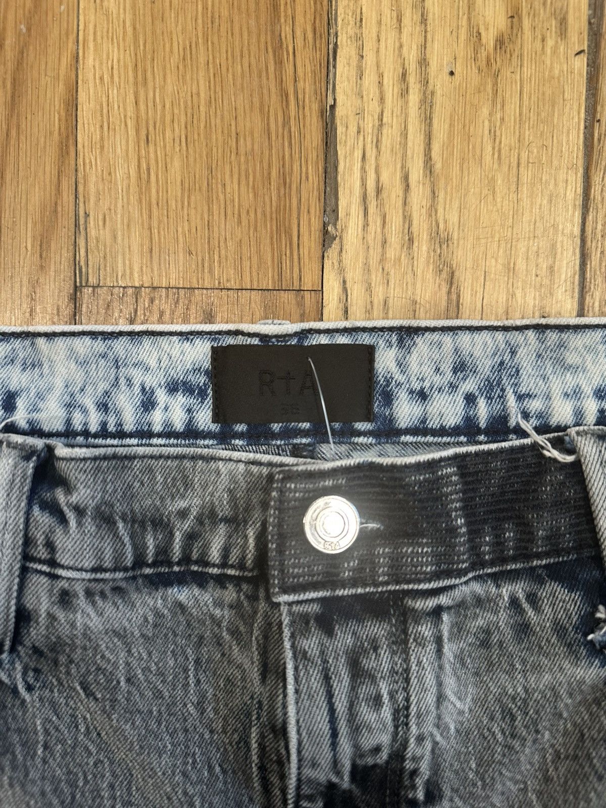 Rta RTA Small Spell Stone Washed Denim Jeans Size 36 Size US 36 / EU 52 - 3 Thumbnail