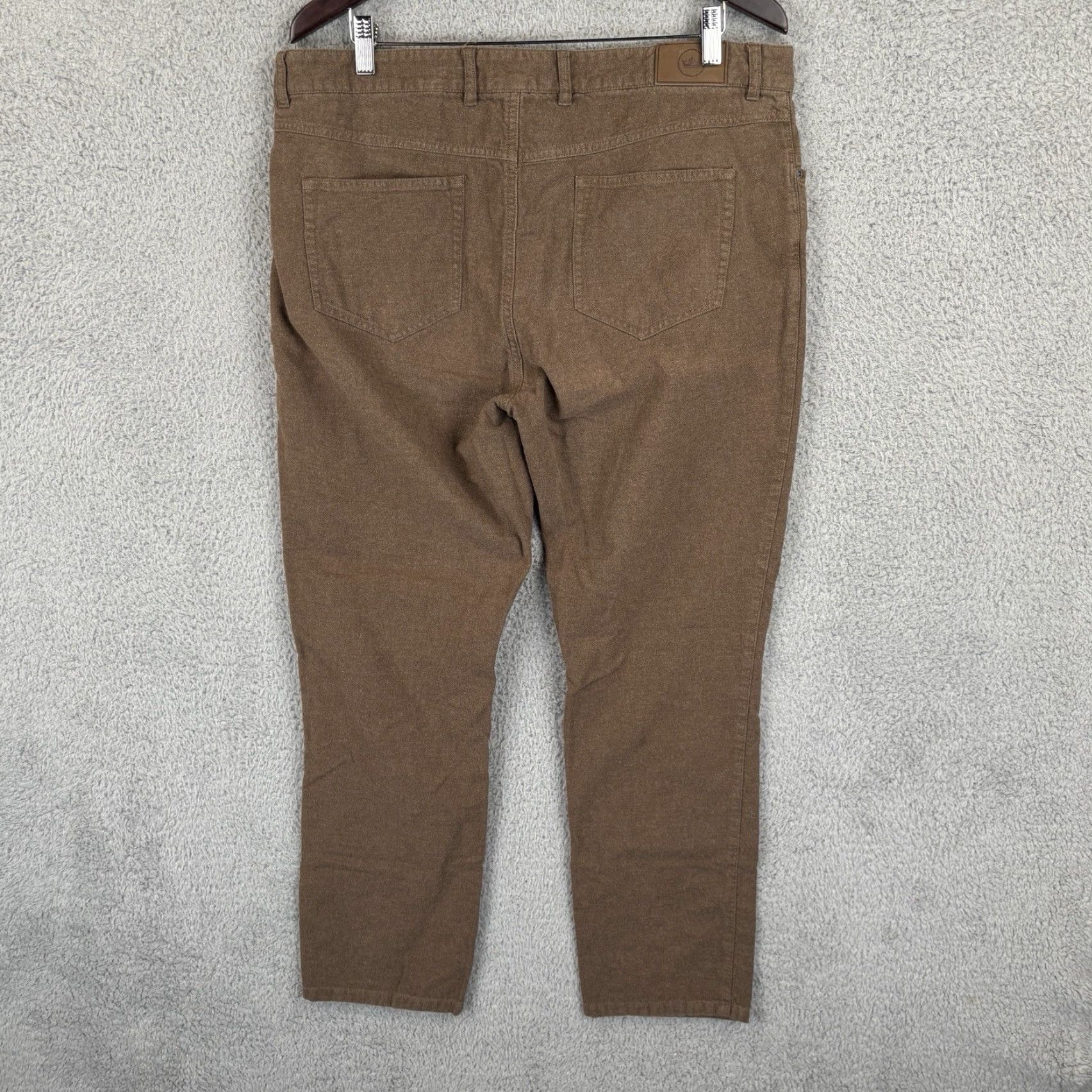 Peter Millar Peter Millar Pants 5 Pocket Cotton Flannel Mens 38x30 Brown Stretch MF21BO1 Size US 38 / EU 54 - 3 Thumbnail