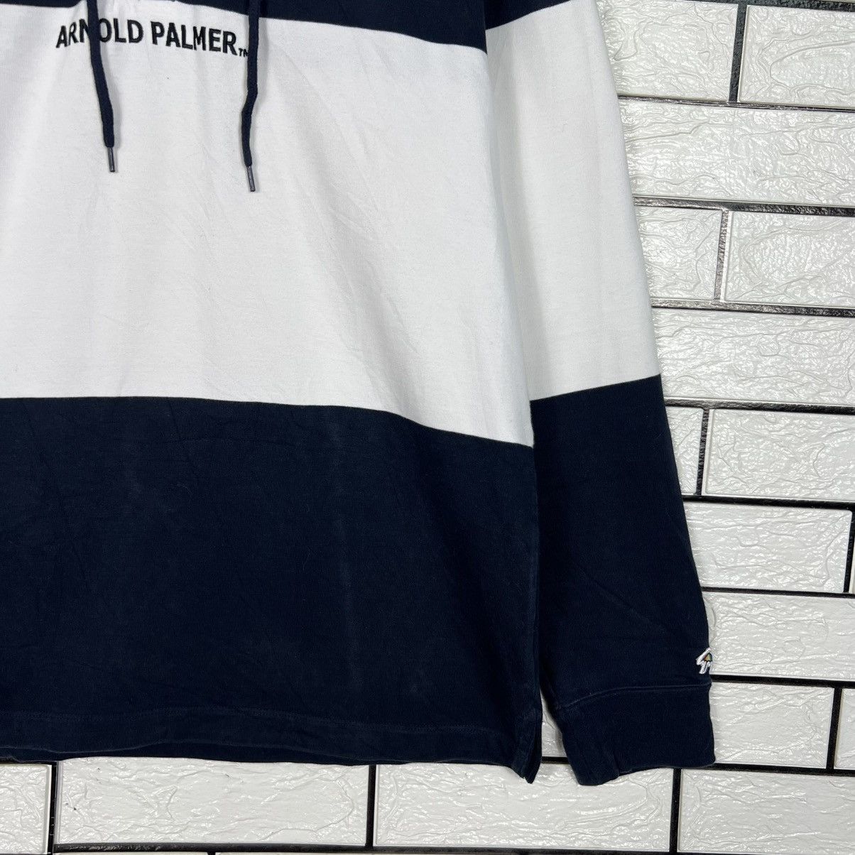 Japanese Brand ARNOLD PALMER Big Logo HalfButton Pullover Hoodie #4257-C194 Size US L / EU 52-54 / 3 - 6 Thumbnail