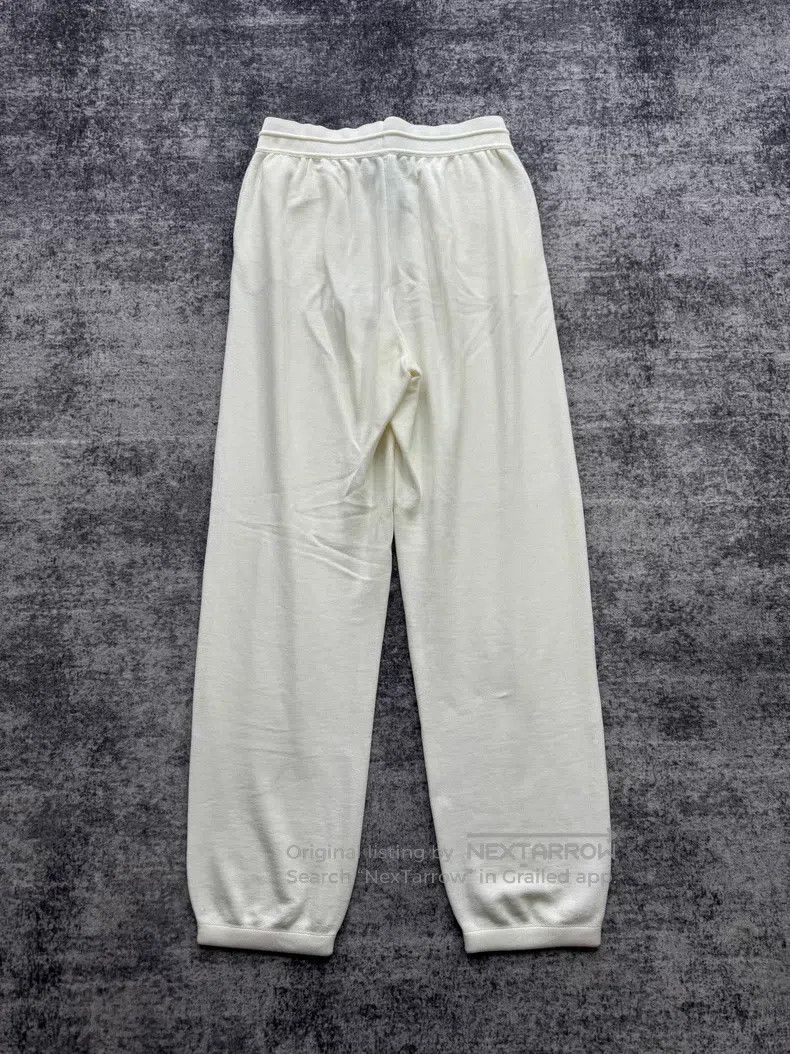 Loro Piana Loro Piana White, pure cotton sports pants Size 26" / US 2 / IT 38 - 2 Thumbnail