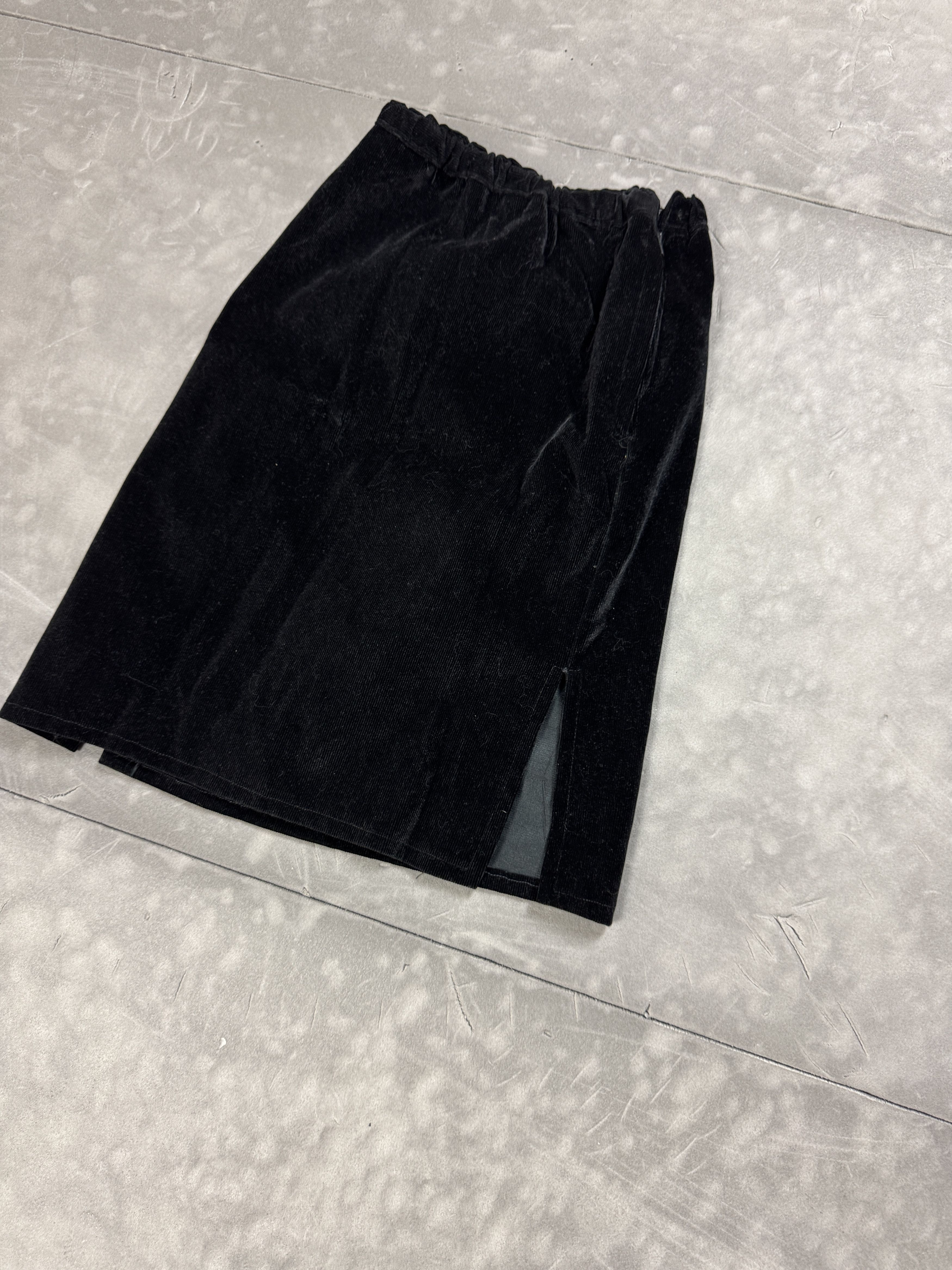 Vintage Black Elegant Midi Skirt Y2K (XS/S) 90s 80s retro Size 26" / US 2 / IT 38 - 6 Thumbnail