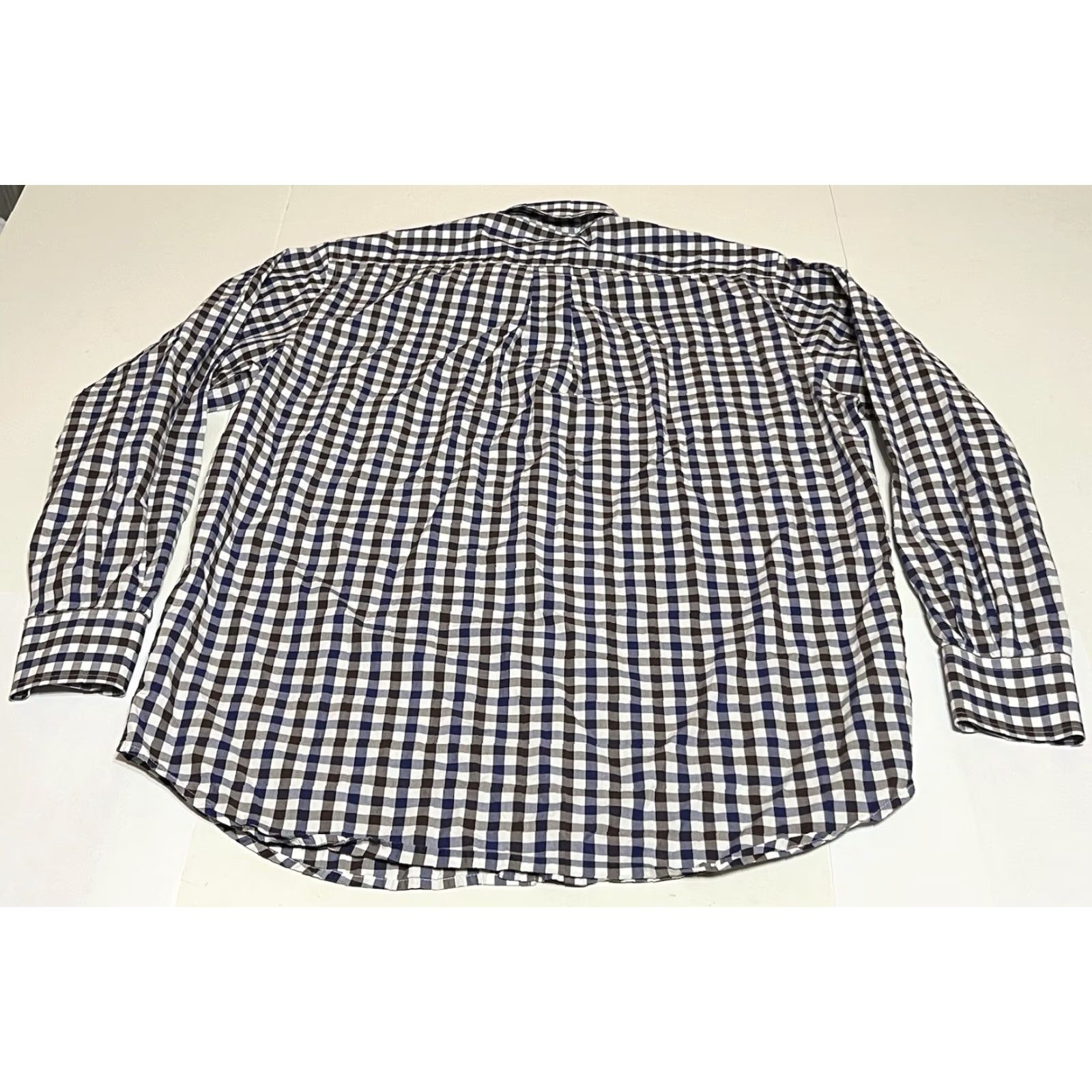 CO Southern Point Co The Hadley Shirt Mens M Long Sleeve Button-Up Blue Check Size US M / EU 48-50 / 2 - 3 Thumbnail
