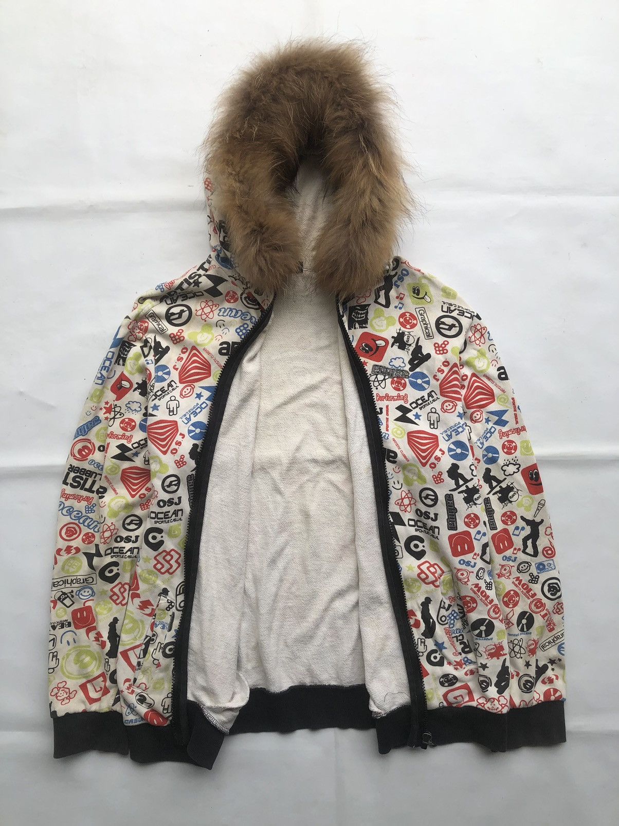 If Six Was Nine OCEAN’SKY POEM FUR HOODIE SKATE PUNK IFSIX STYLE Size US L / EU 52-54 / 3 - 3 Thumbnail