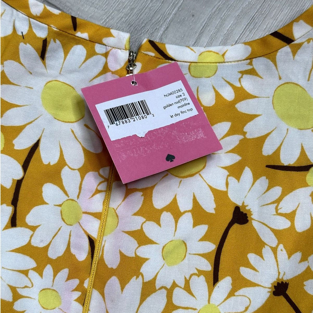 Kate Spade Kate Spade Kate Daisy Flounce Top size 2 Golden Rod Size XS / US 0-2 / IT 36-38 - 10 Thumbnail