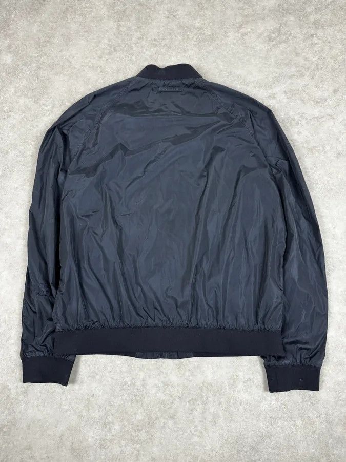 Prada 2000s Prada Nylon Navy Bomber Jacket Size US M / EU 48-50 / 2 - 4 Thumbnail