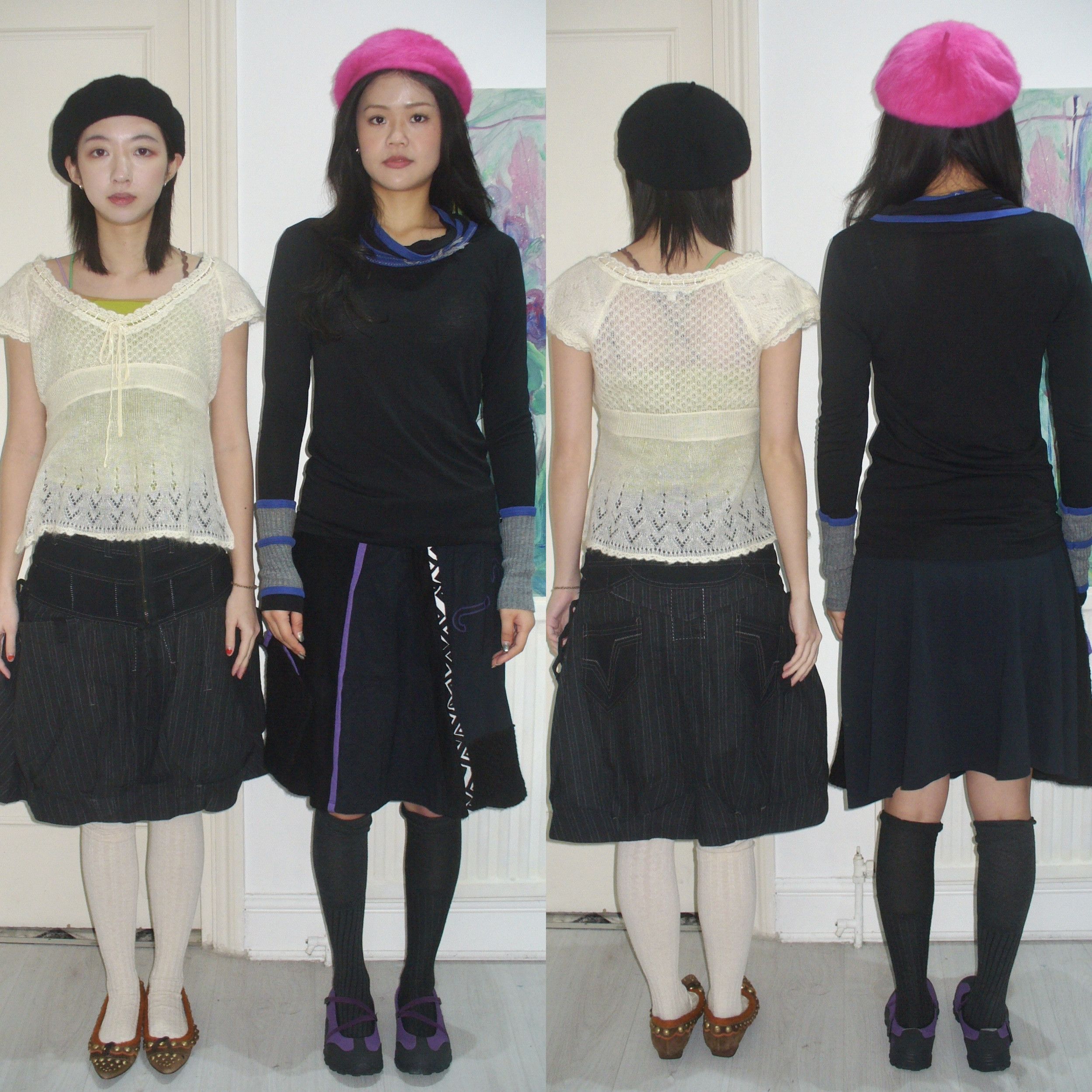 Cop Copine Cop Copine turtleneck top with blue and grey details Size S / US 4 / IT 40 - 3 Thumbnail