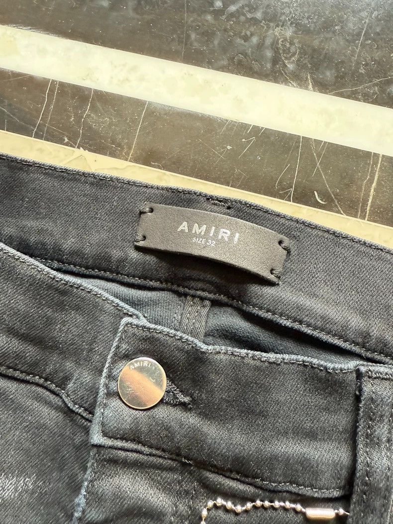 Amiri Amiri ripped vintage distressed skinny jeans Size US 32 / EU 48 - 4 Thumbnail