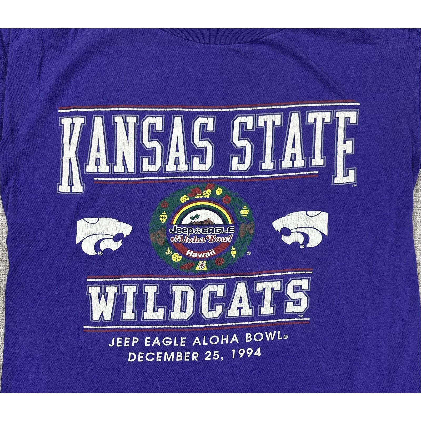 Other Kansas State Wildcats Shirt Sz M Aloha Bowl 1994 Made USA 90 Size US M / EU 48-50 / 2 - 4 Thumbnail