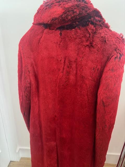 Calvin Klein 205W39NYC Calvin Klein 205W39NYC Faux Fur Red coat Size M / US 6-8 / IT 42-44 - 15 Thumbnail