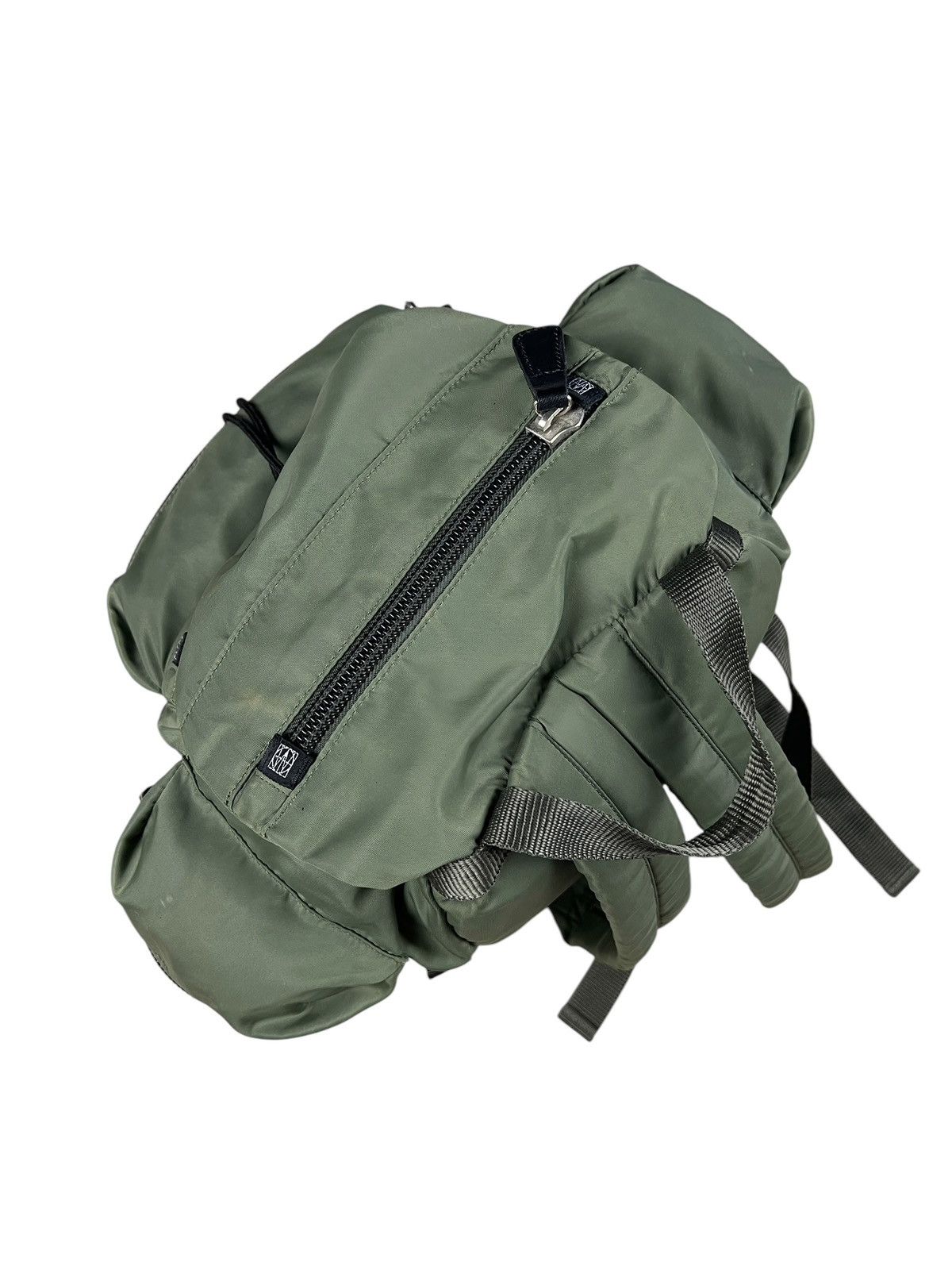 Y's × Yohji Yamamoto 1990s Yohji Yamamoto Workshop Tanker Backpack Size ONE SIZE - 8 Thumbnail