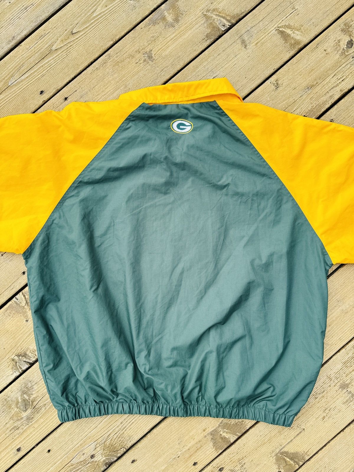 Logo Athletic Vintage 90s Green Bay Packers Logo Athletic Windbreaker Size US XL / EU 56 / 4 - 10 Thumbnail