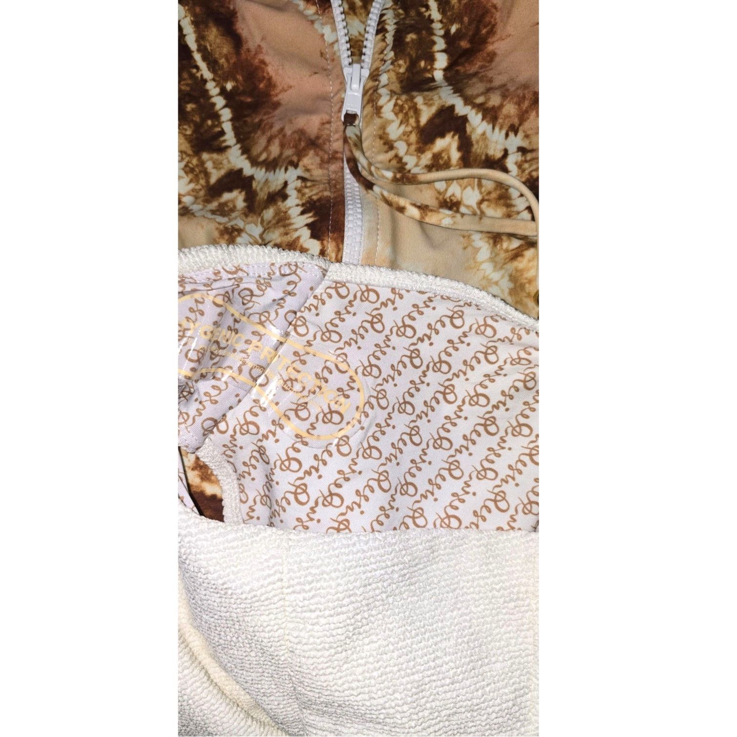 Free People New FREE PEOPLE Resin Obsidian Paisley Surf Suit $185 LARGE Size L / US 10 / IT 46 - 6 Thumbnail
