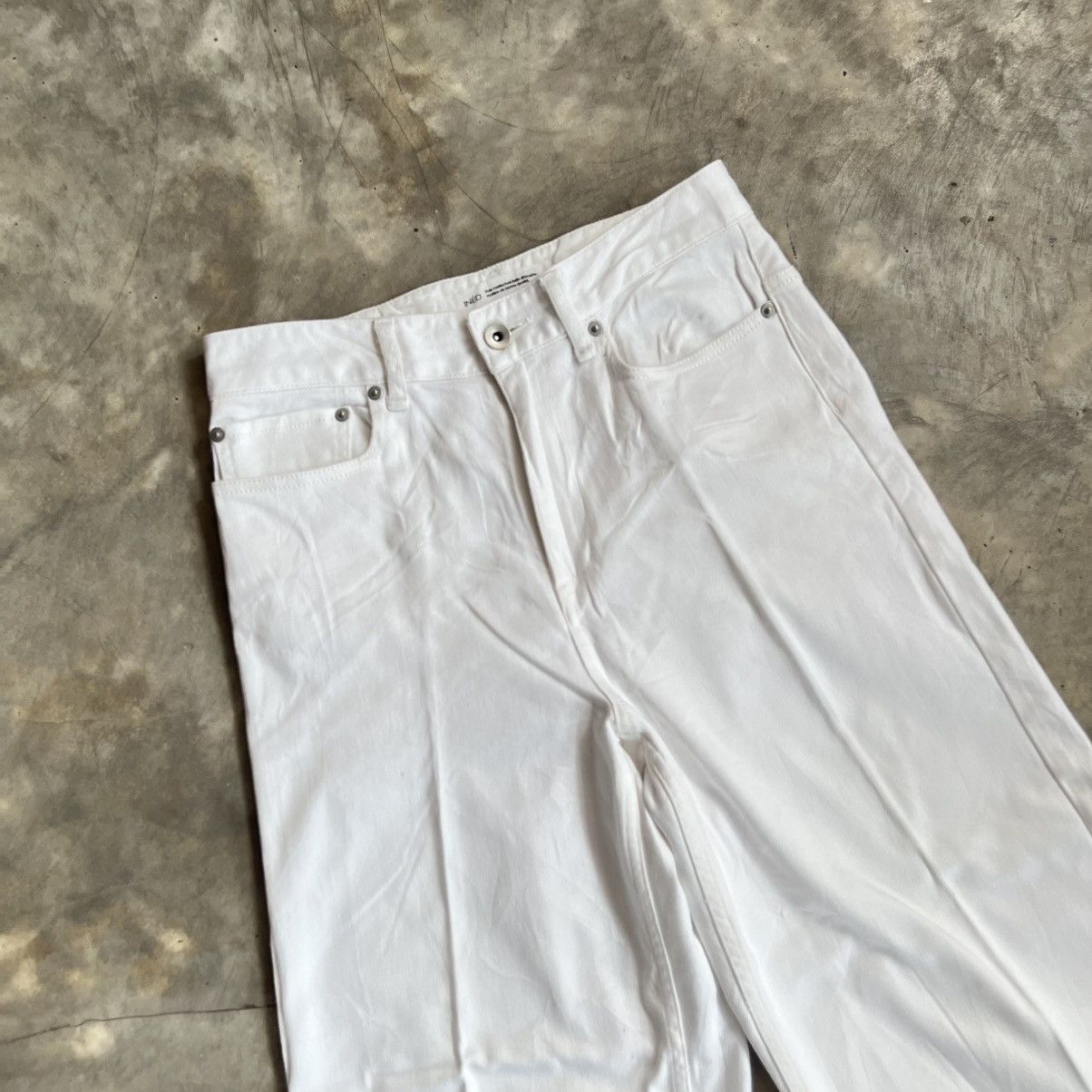 Yohji Yamamoto Ined by Yohji Yamamoto Flared Denim Pants Size 27" / US 4 / IT 40 - 3 Thumbnail