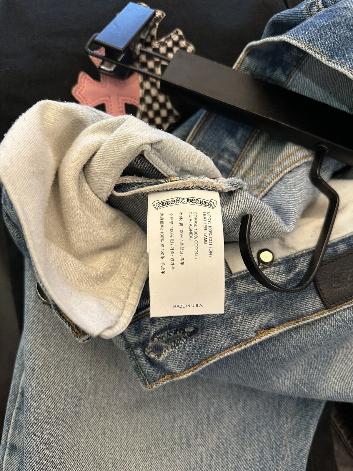 Chrome Hearts CHROME HEARTS 501 PATCH DENIM SZ 33 Size US 33 - 8 Thumbnail