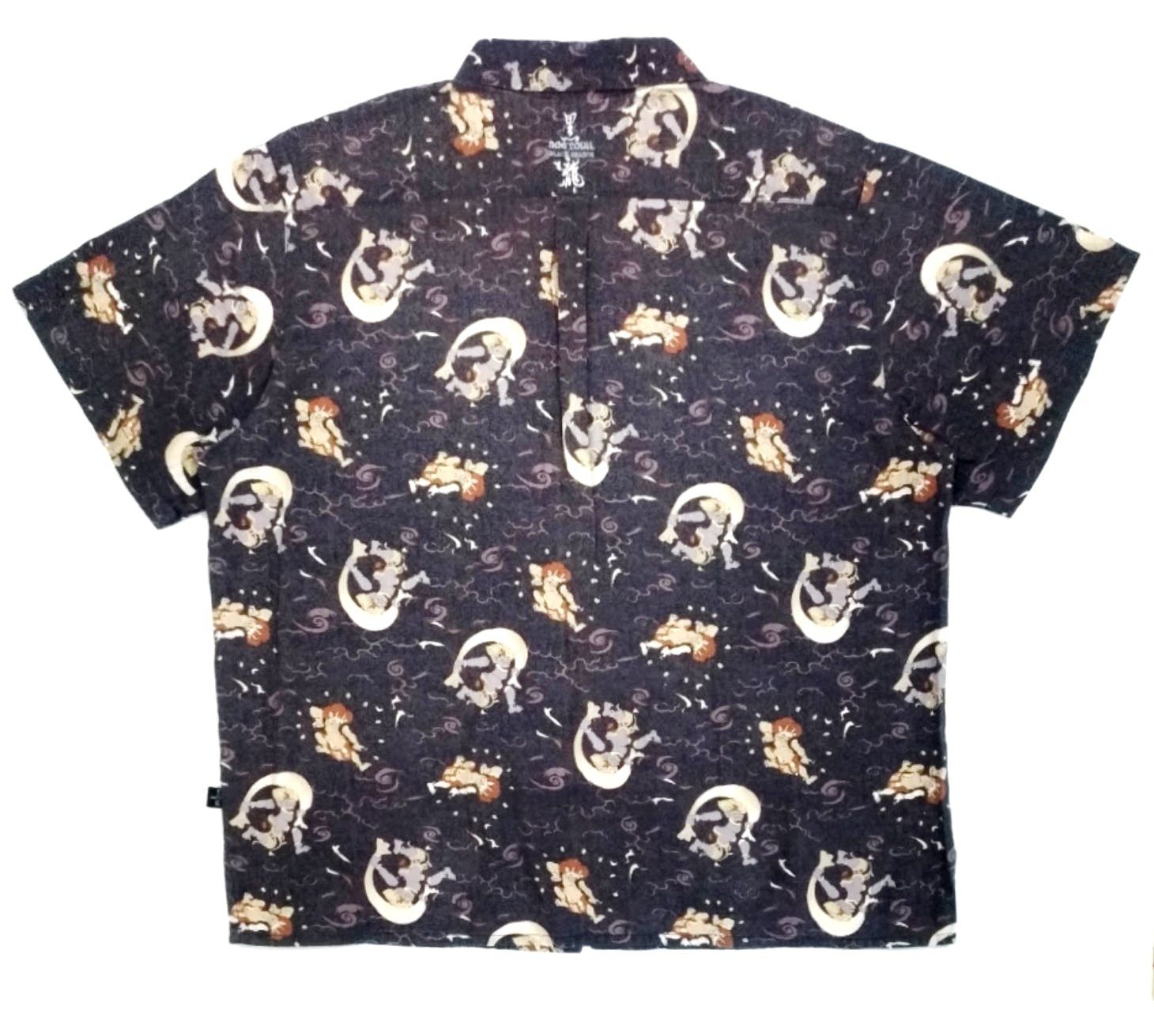 Dogtown Rare! Vintage Dogtown Black Dragon Fujin Raijin Motif Shirt Size US XL / EU 56 / 4 - 2 Thumbnail