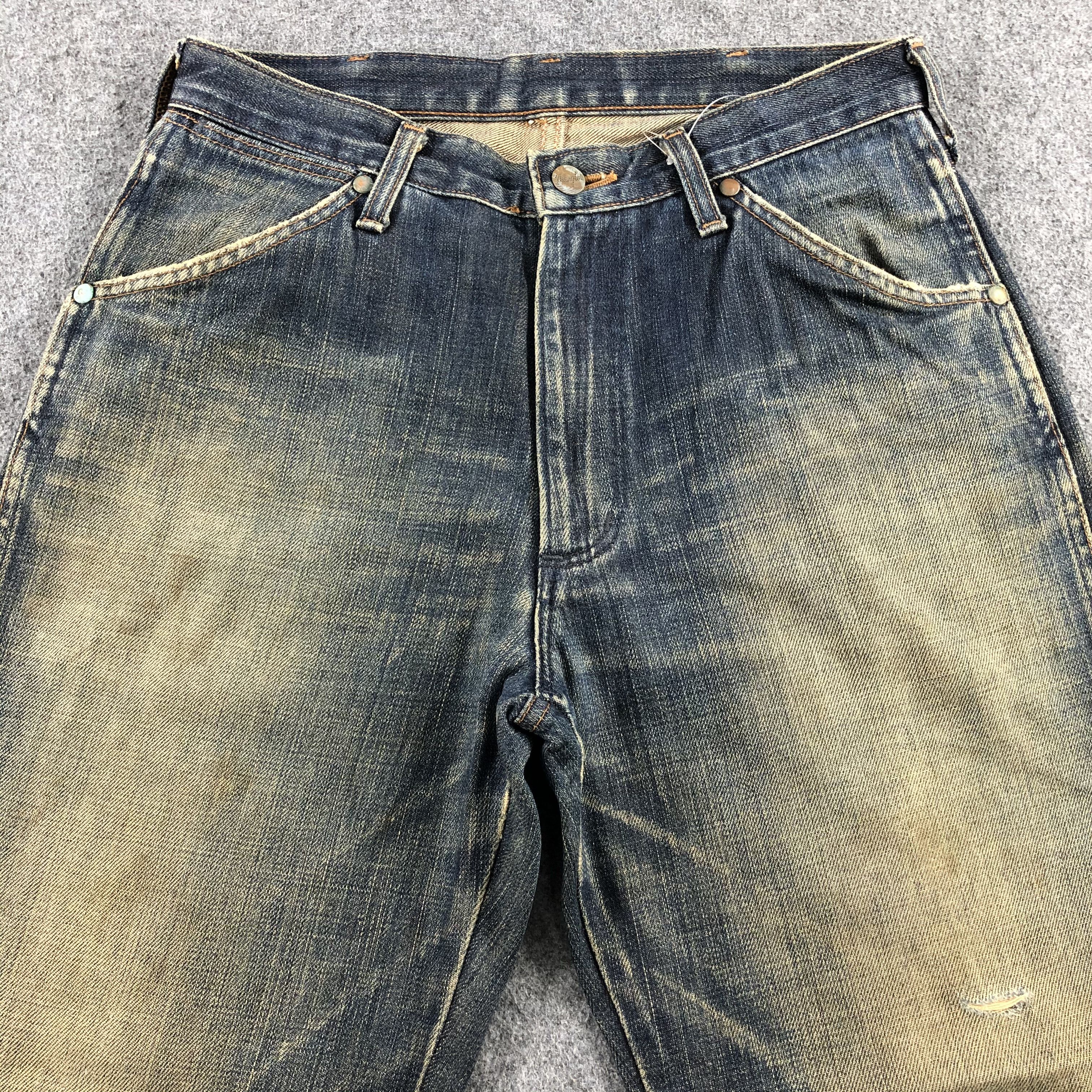 Vintage Vintage Blue Wash Wrangler Jeans-J1747 Size US 30 / EU 46 - 3 Thumbnail