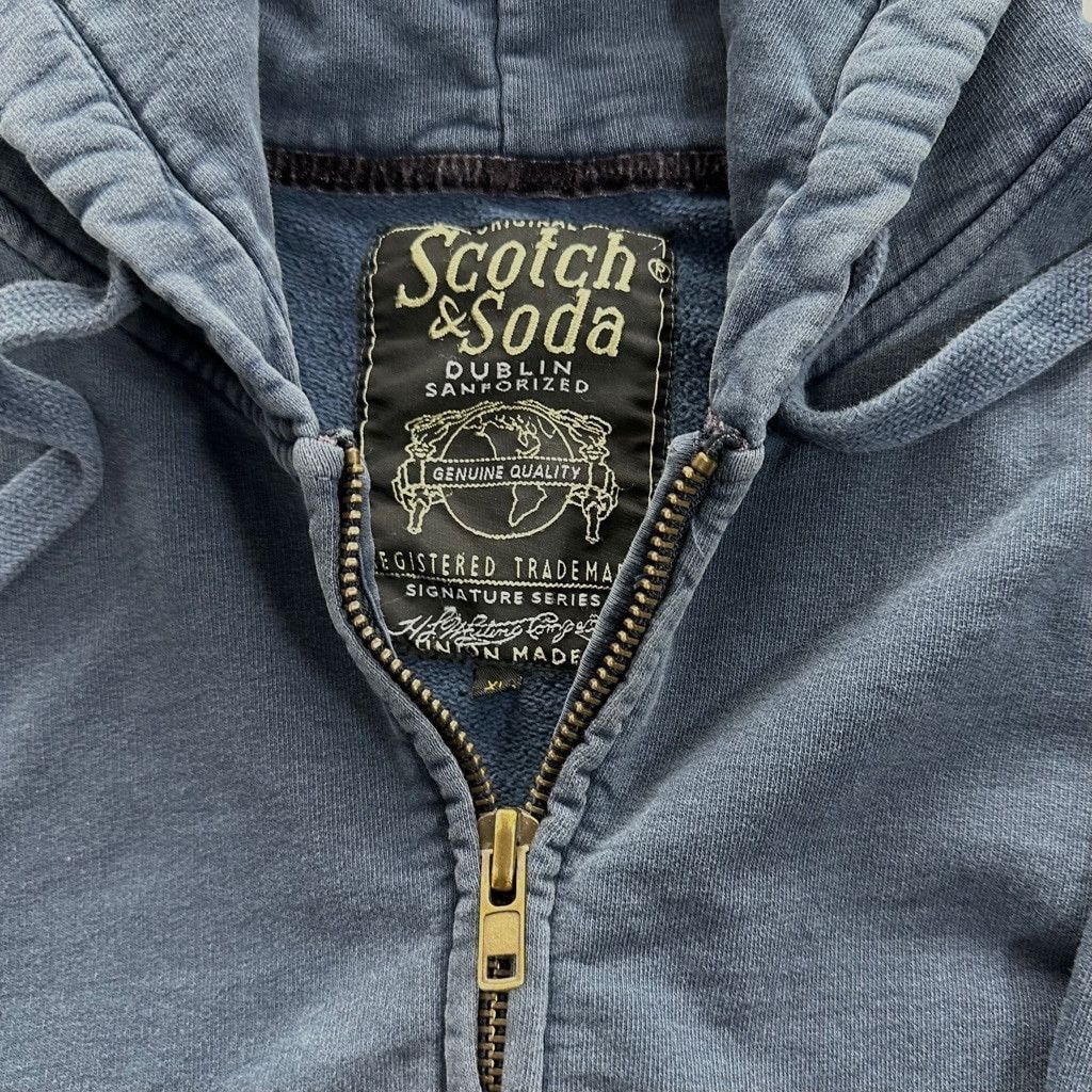Scotch & Soda Vtg Scotch & Soda Heritage Signature Full Zip Hoodie XL Size US XL / EU 56 / 4 - 6 Thumbnail