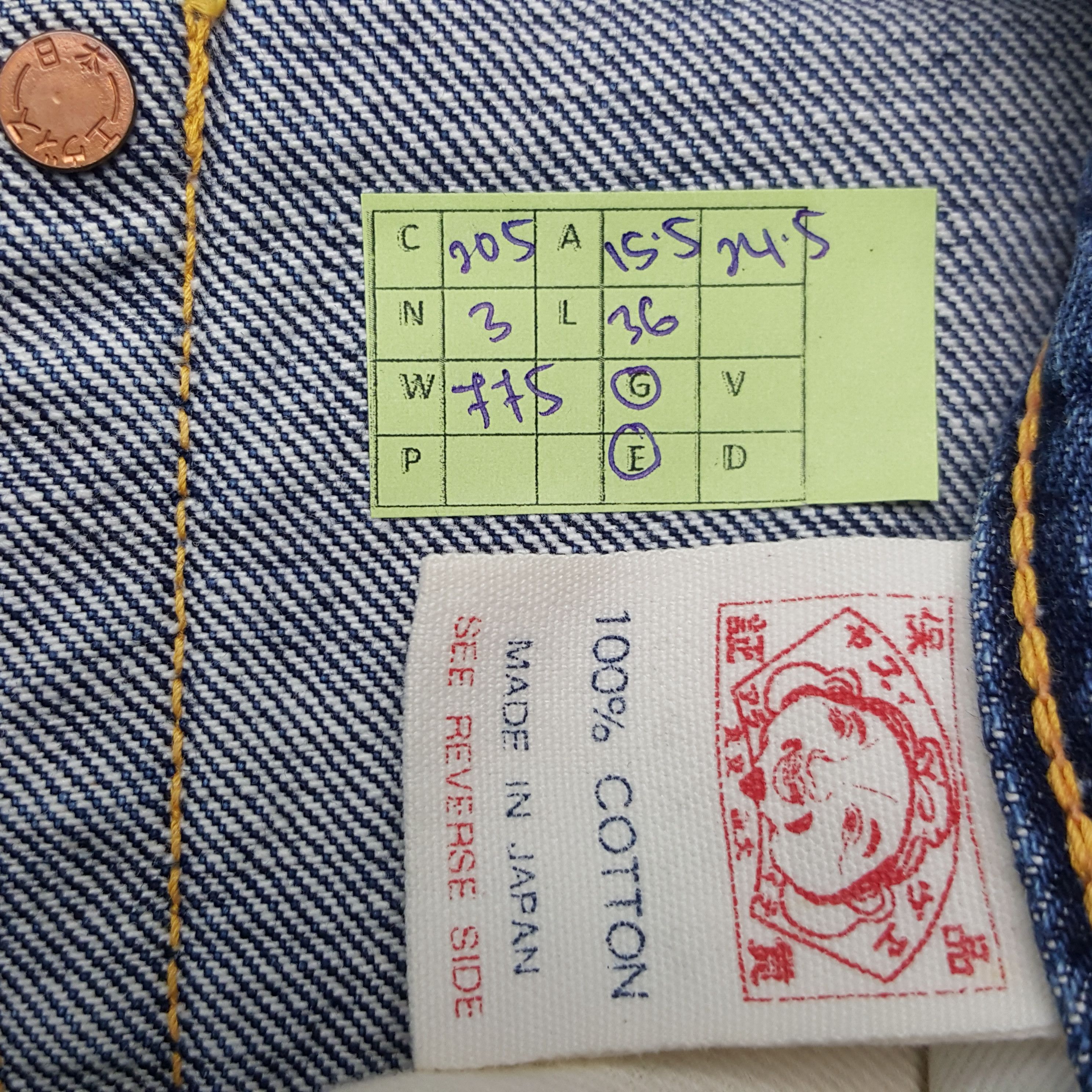 Evisu Vintage Evisu Japanese Brand Daicock Custom Art Denim Jeans Size US 31 - 8 Thumbnail