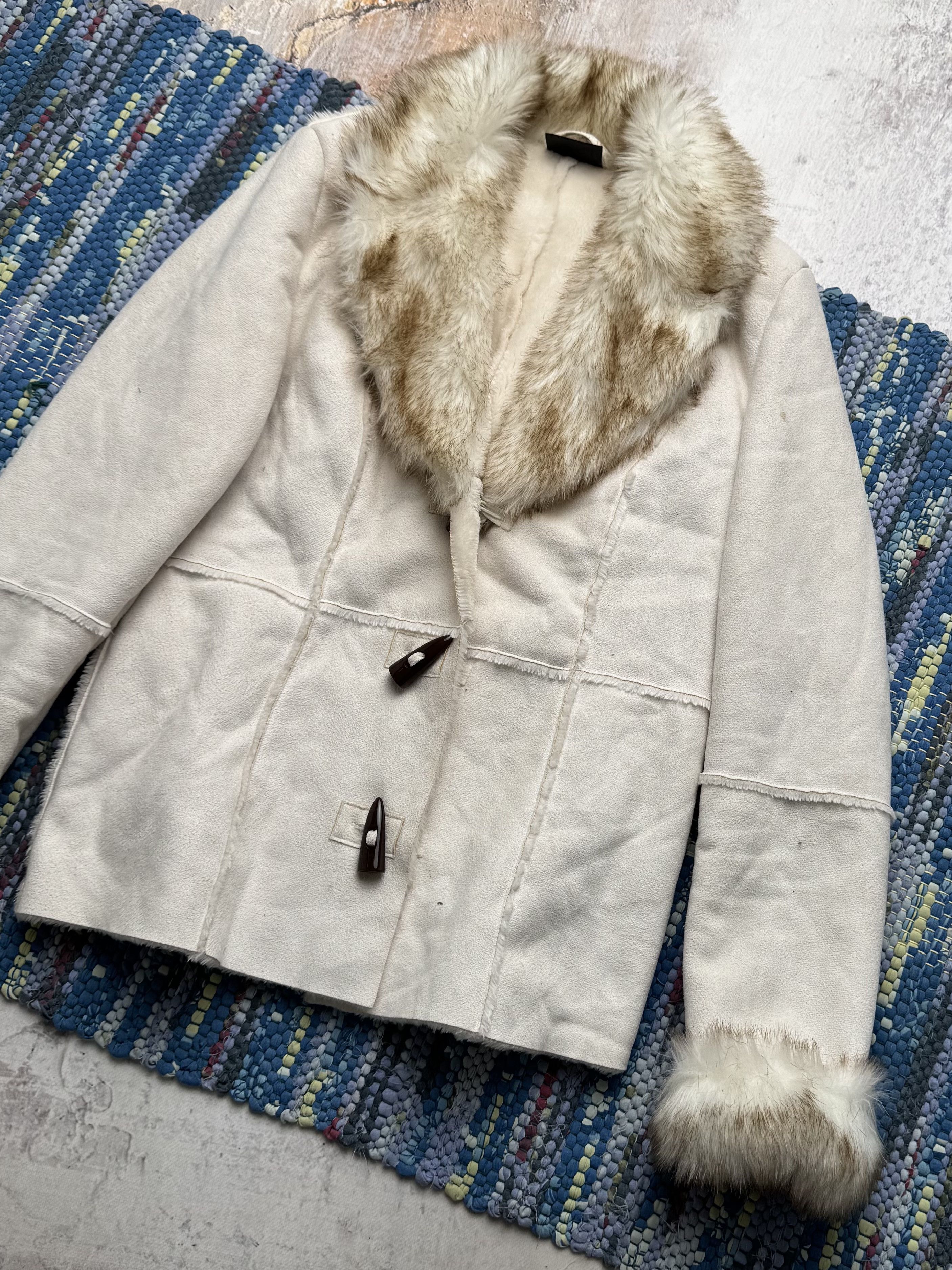 Vintage Vintage Faux Sheepskin Jacket A8D15(V8) Size M / US 6-8 / IT 42-44 - 3 Thumbnail