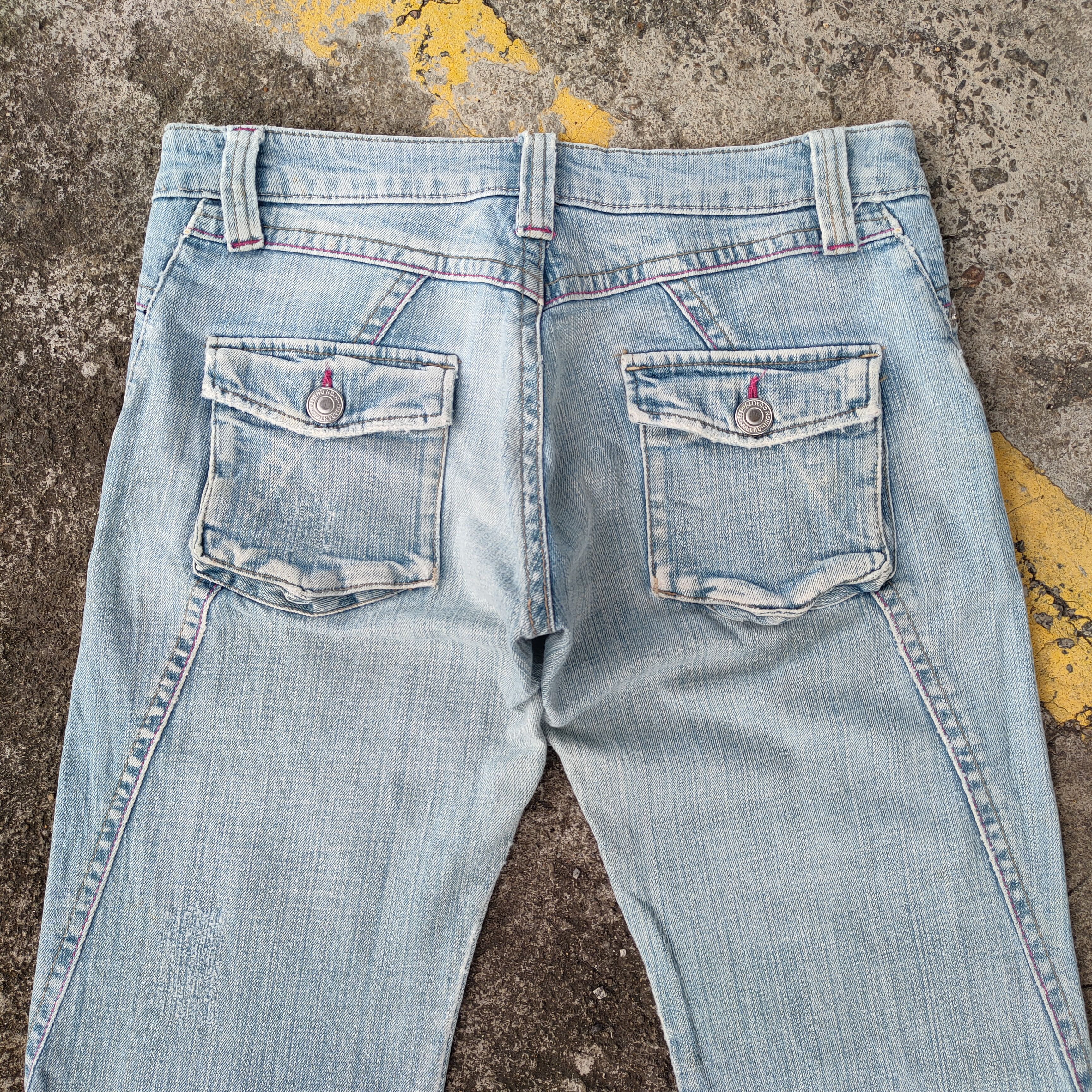 Japanese Brand Vintage Flare japanese vintage jeans denim pants Size US 32 / EU 48 - 8 Thumbnail