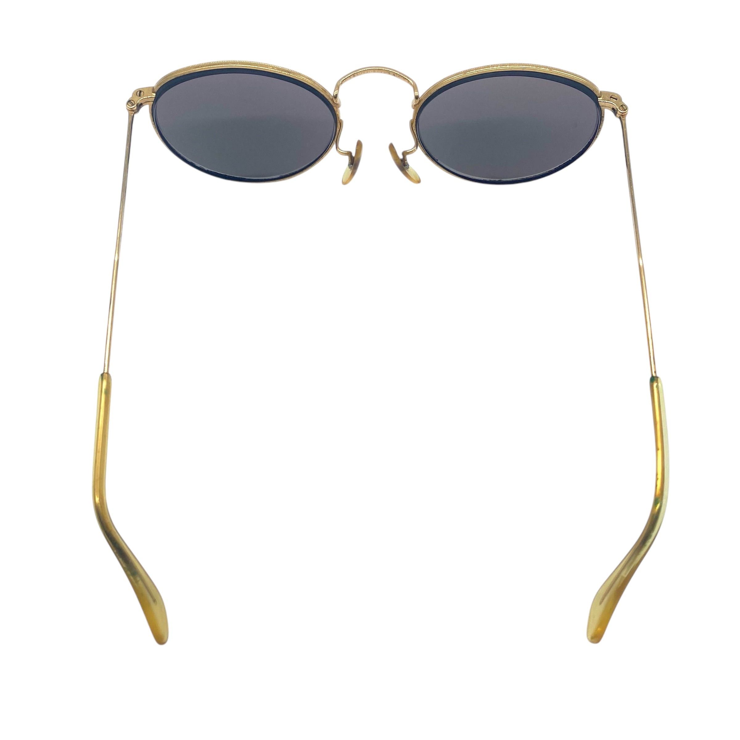 RayBan Vintage RayBan Prescription Glasses Sunglasses Round Gold Size ONE SIZE - 4 Thumbnail