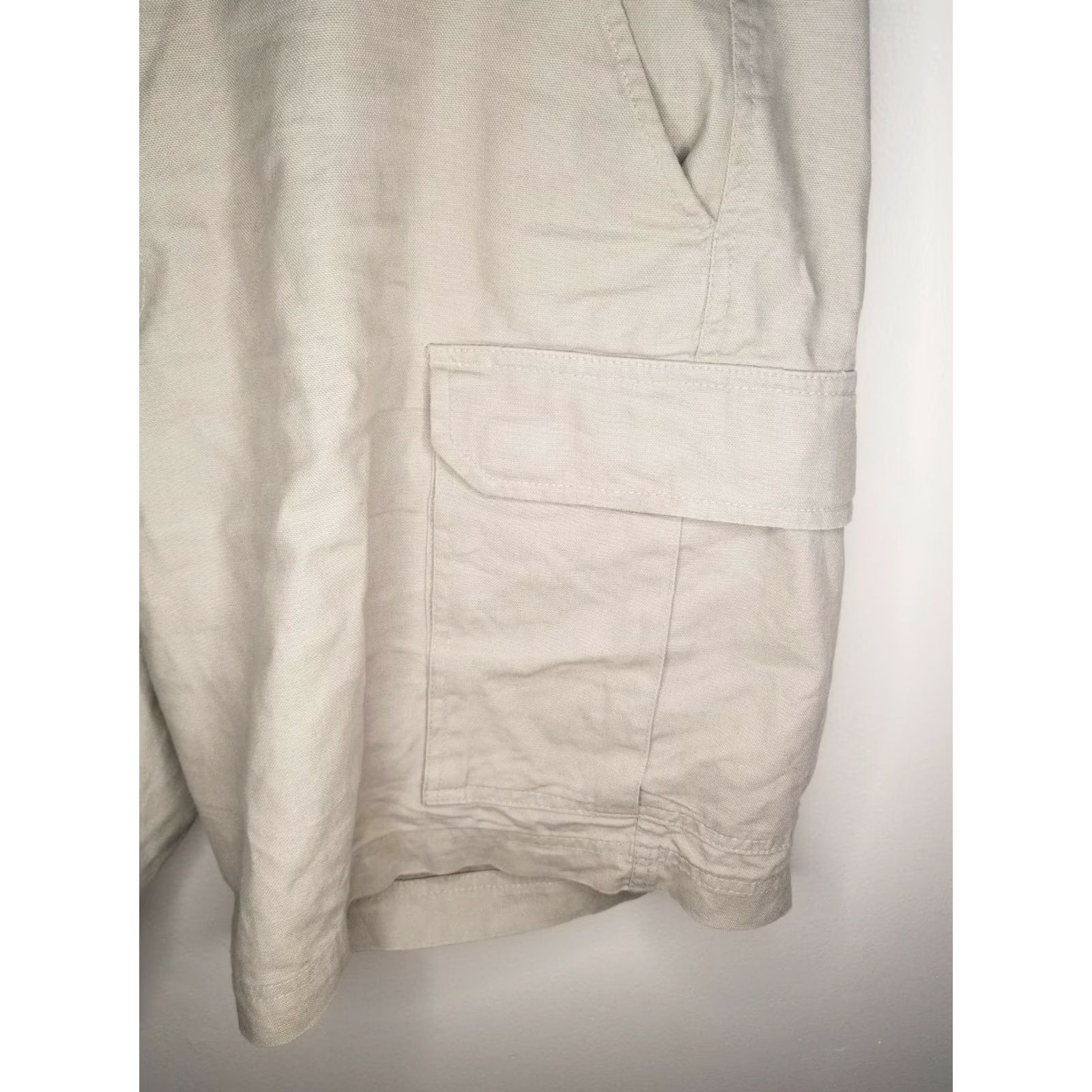 Vintage St. Johns Bay Mens Cargo Shorts Size 38 Adult Brown Casual Summer Clothing Size US 38 / EU 54 - 3 Thumbnail