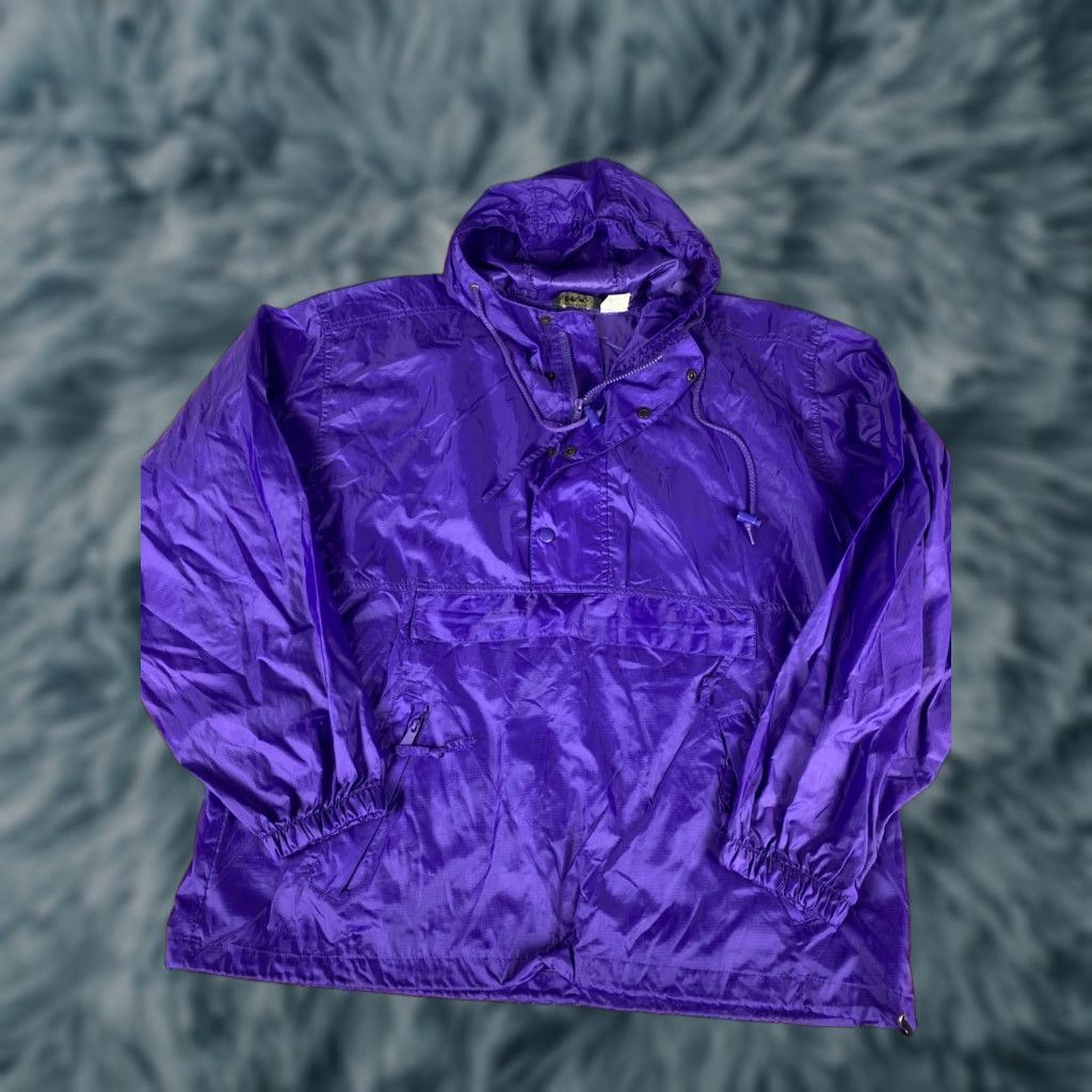 ASH VINTAGE Dash Sport Purple Anorak Windbreaker Jacket sz M 90s Mens Size US M / EU 48-50 / 2 - 1 Thumbnail