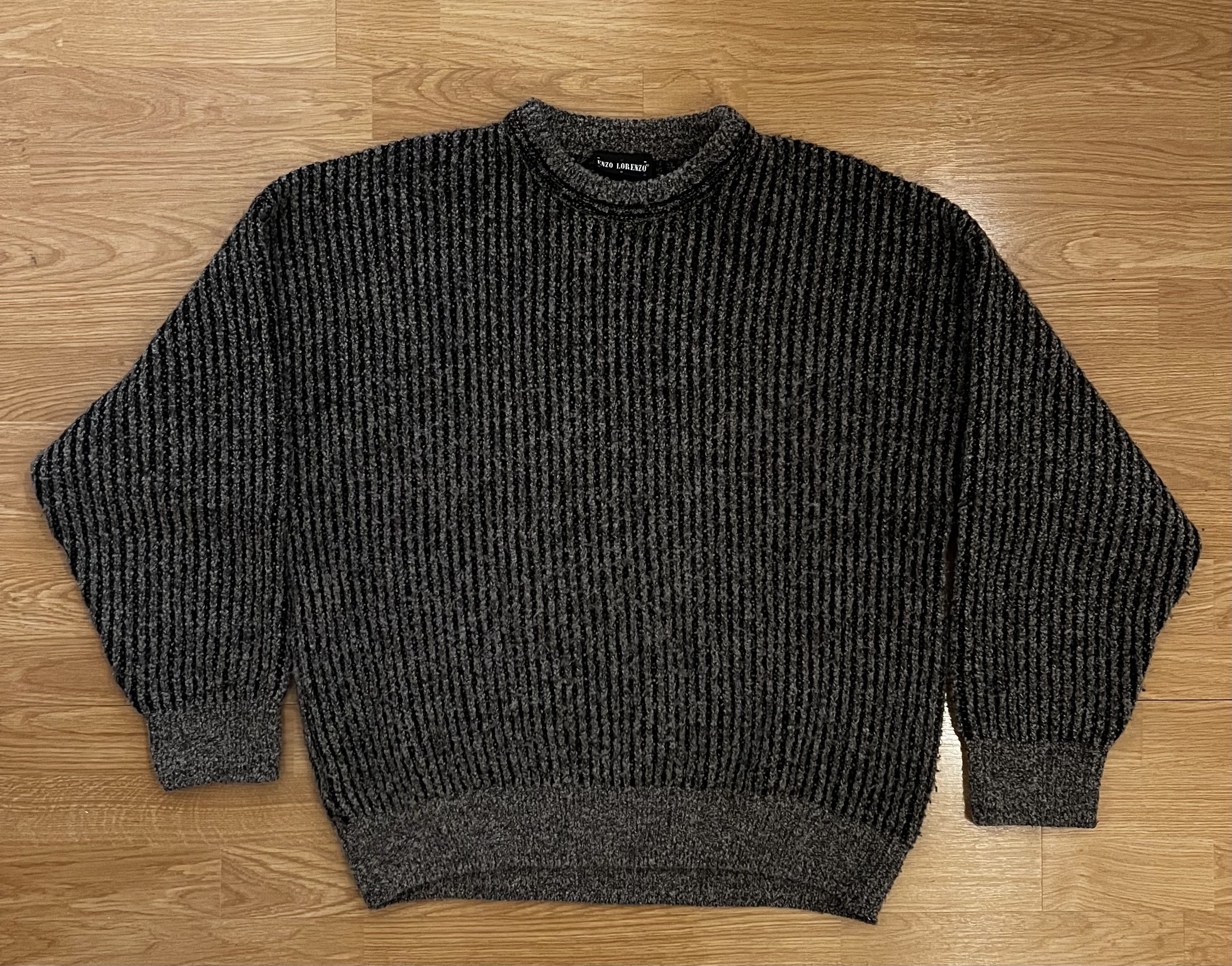 Vintage Vintage Mohair Wool Sweater Size US L / EU 52-54 / 3 - 3 Thumbnail