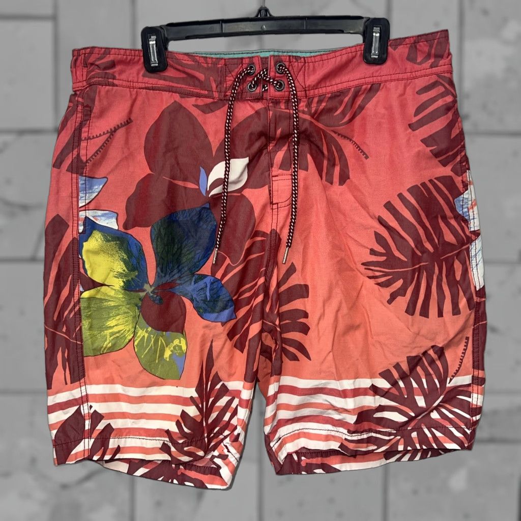 Tommy Bahama Tommy Bahama Relax Swim Trunks Mens Size L 38 Multicolor Trunks Beach Swim Bottoms Size US 33 - 1 Thumbnail