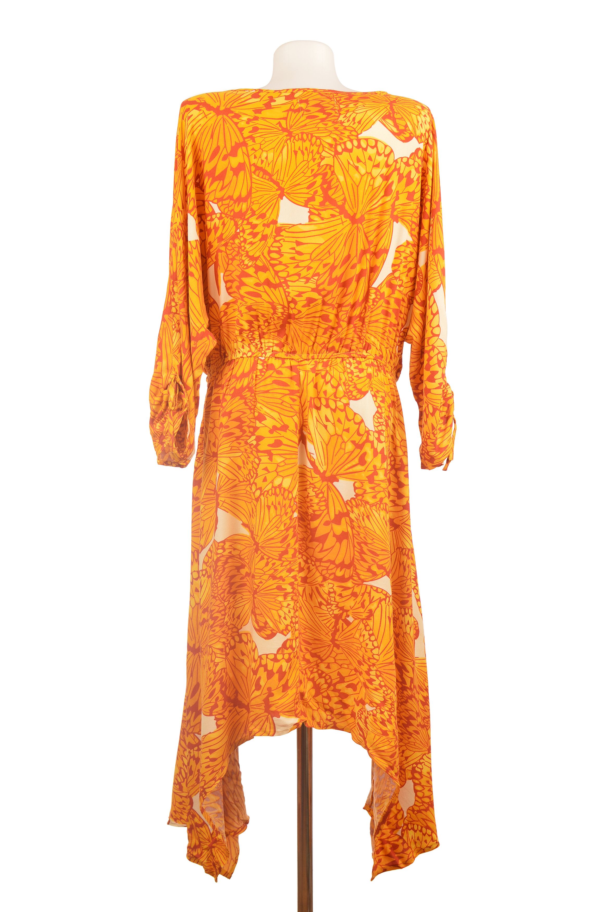 Designer Nordic Tricot by Ivana Helsinki Butterfly Pattern Dress Size M / US 6-8 / IT 42-44 - 5 Thumbnail